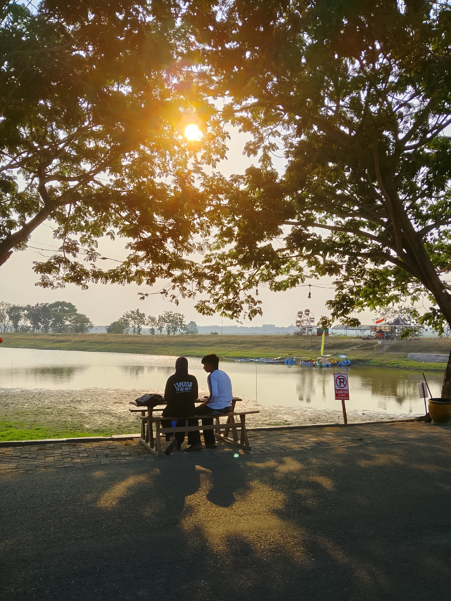 Morning scenes along Ngadrin's roads, paddies, and waterfront