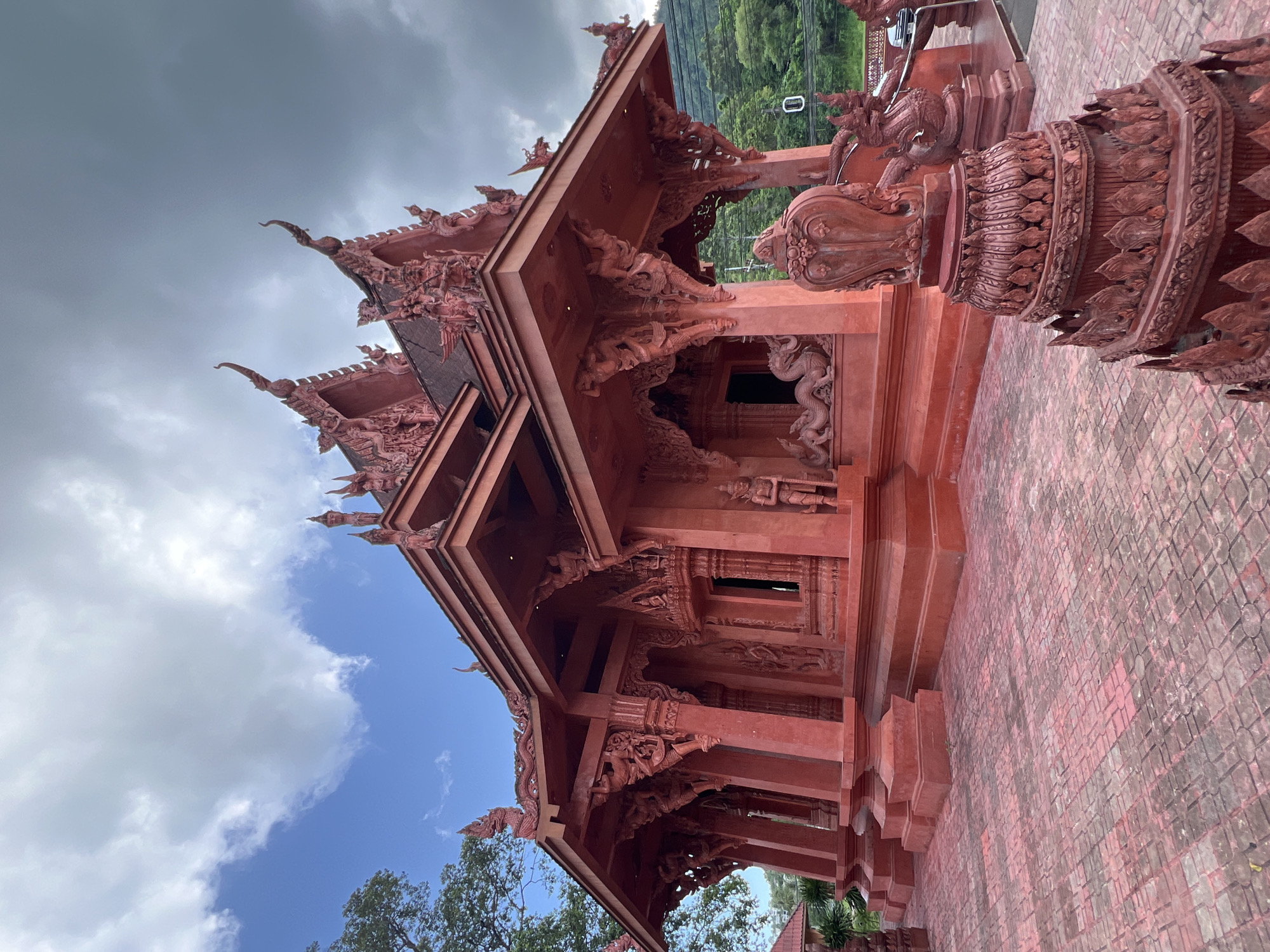 Temple complex tour at Wat Phra Yai in Thailand