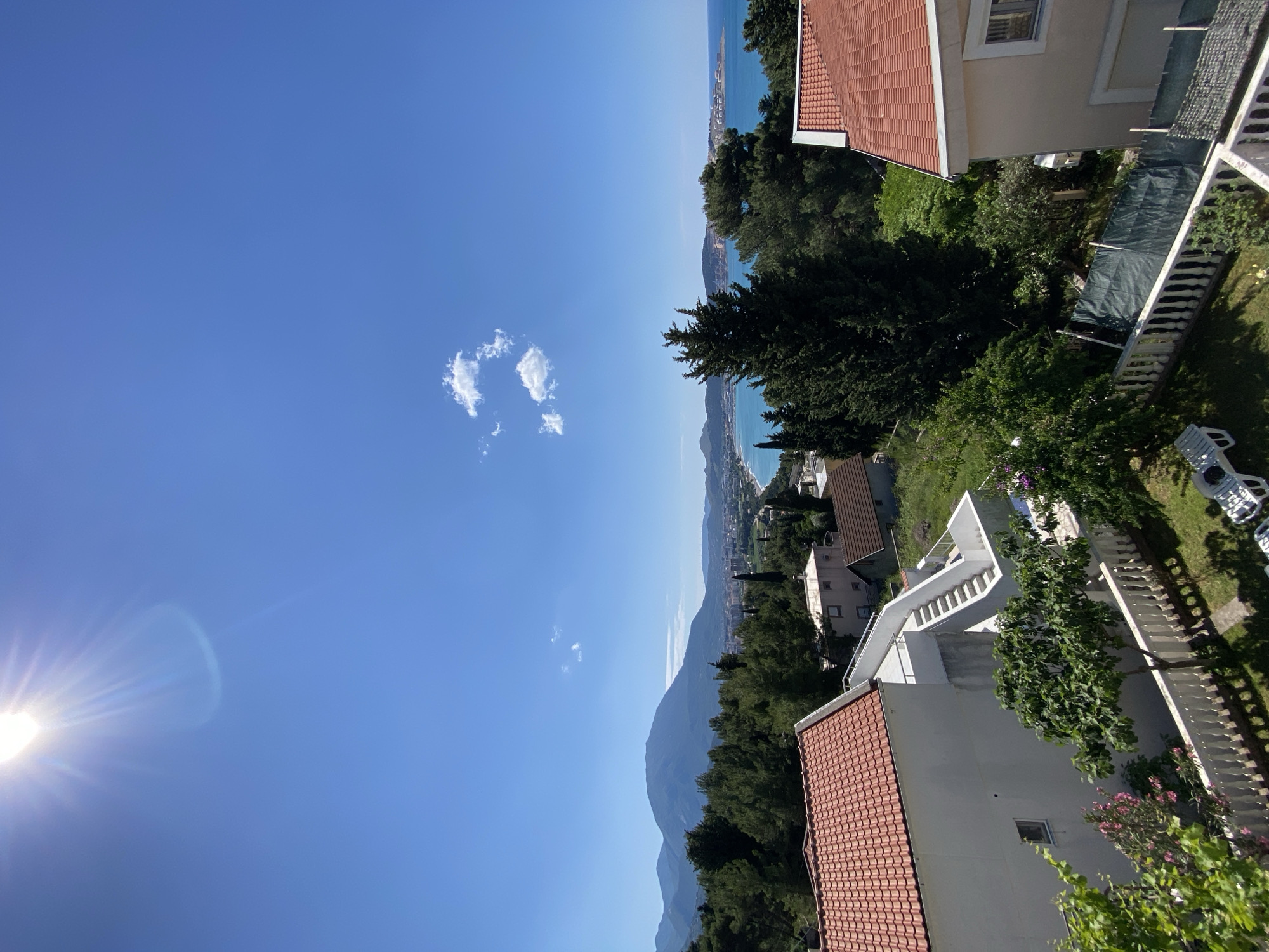 Morning balcony moments captured in coastal Montenegro town