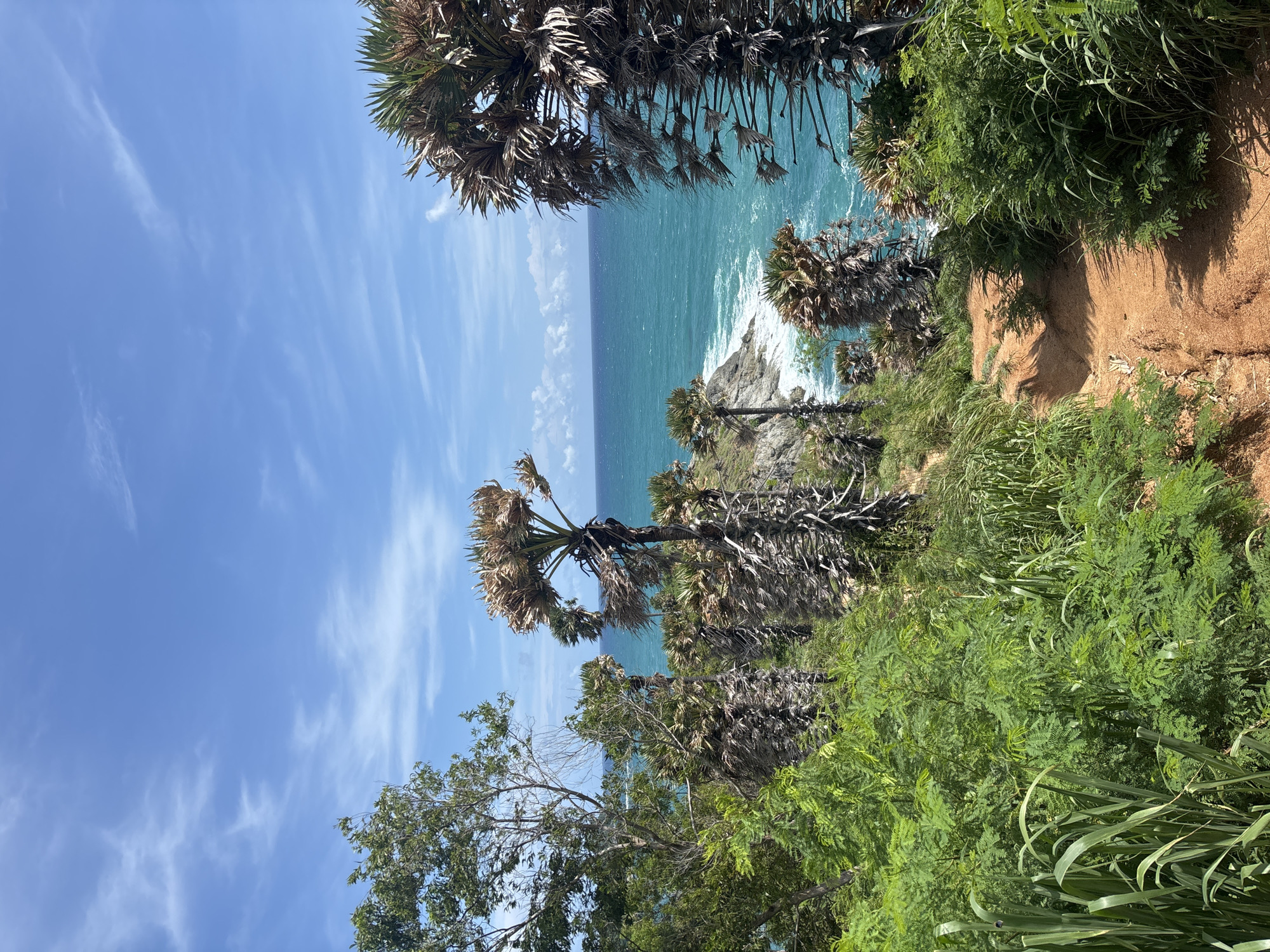 Cliffside coastal views along the rocky shoreline of Rawai