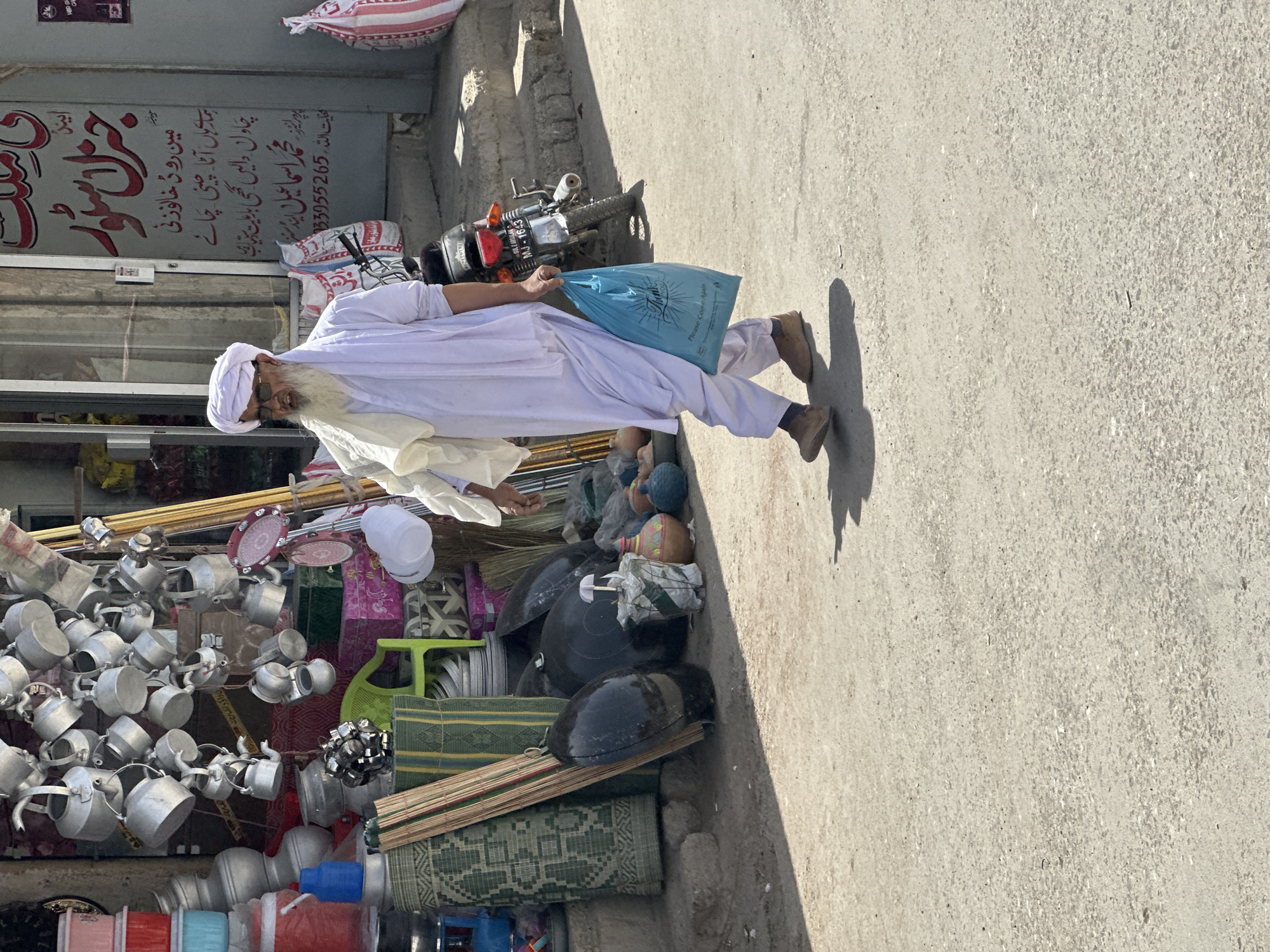 Morning street life documented in Kanozai, Pakistan