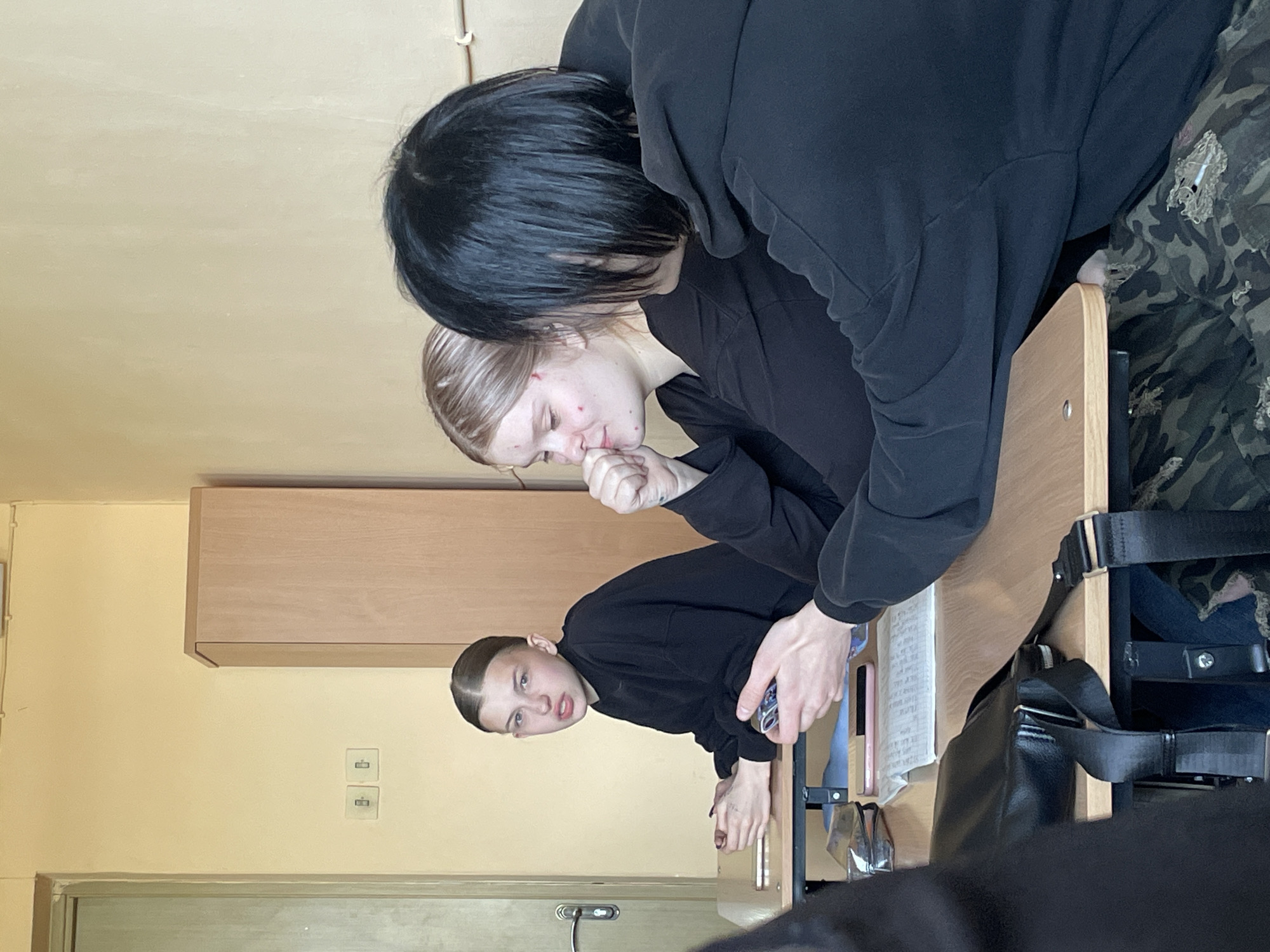 Students documented during morning study session in Saint Petersburg