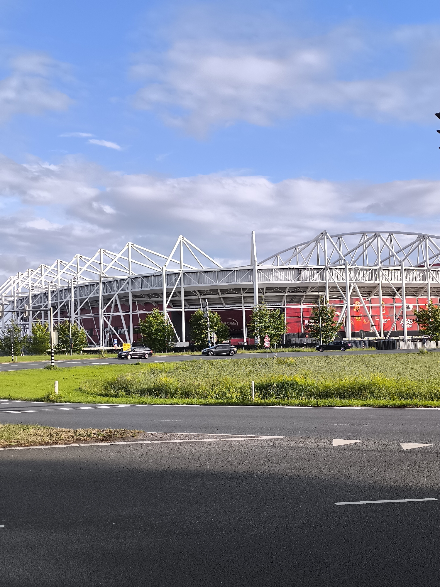 AFAS Stadion exterior documented in Alkmaar, Netherlands