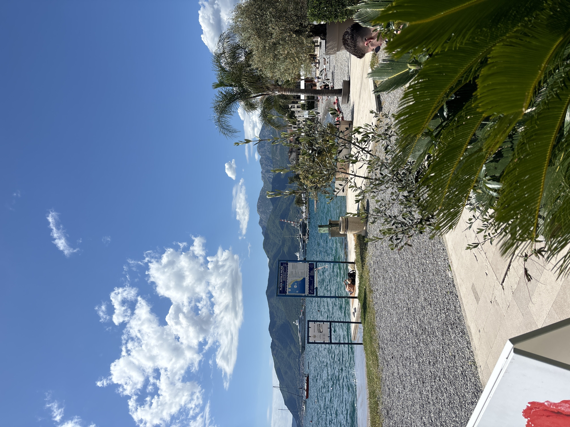 Leisurely waterfront lunch documented in Tivat, Montenegro