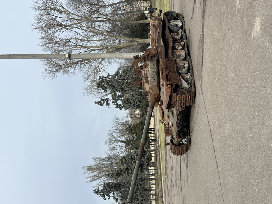 Military equipment exhibition draws visitors in Odesa's Dumska Square