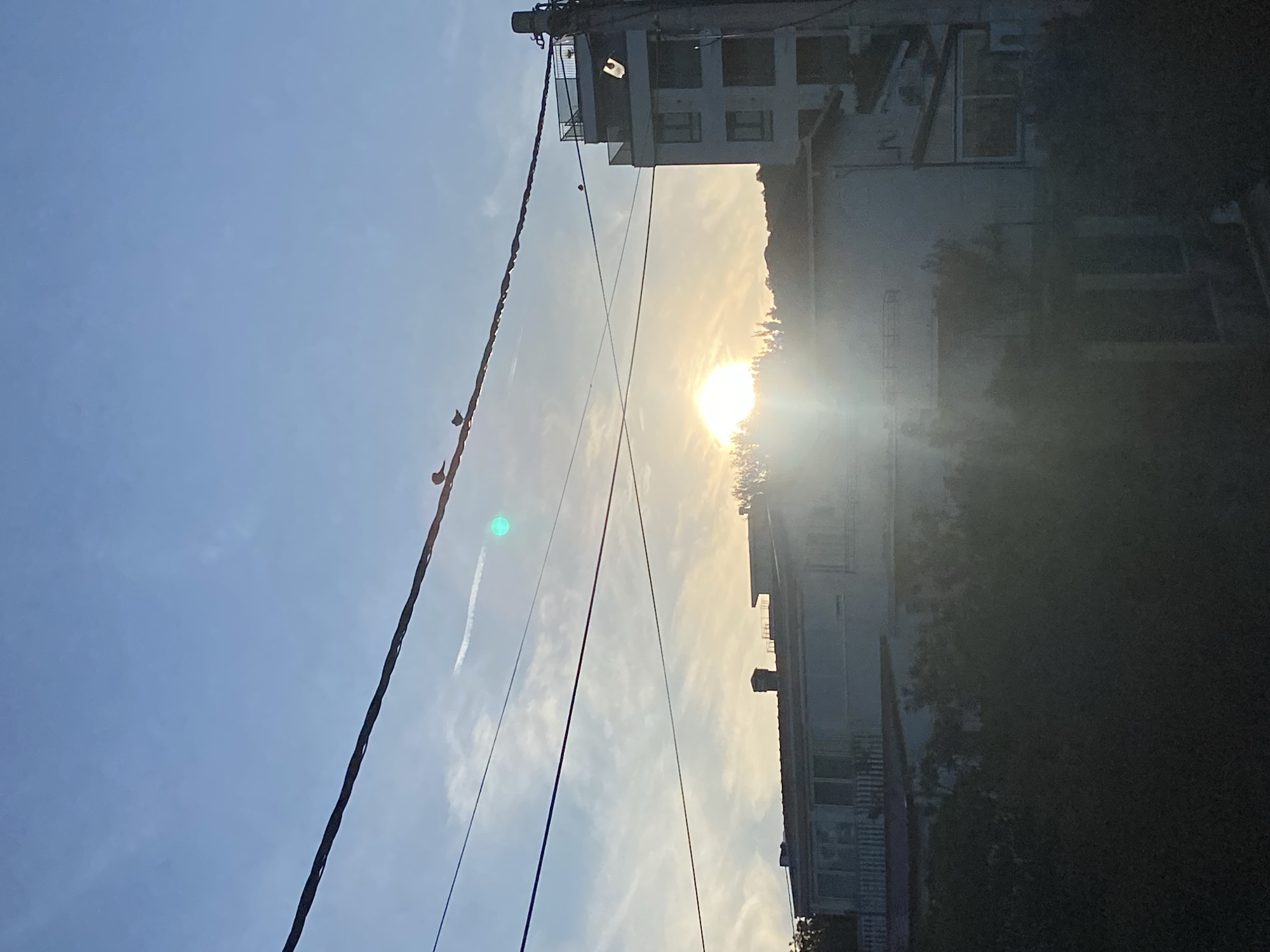 Sunset scenes captured in Kunje Montenegro residential neighborhood