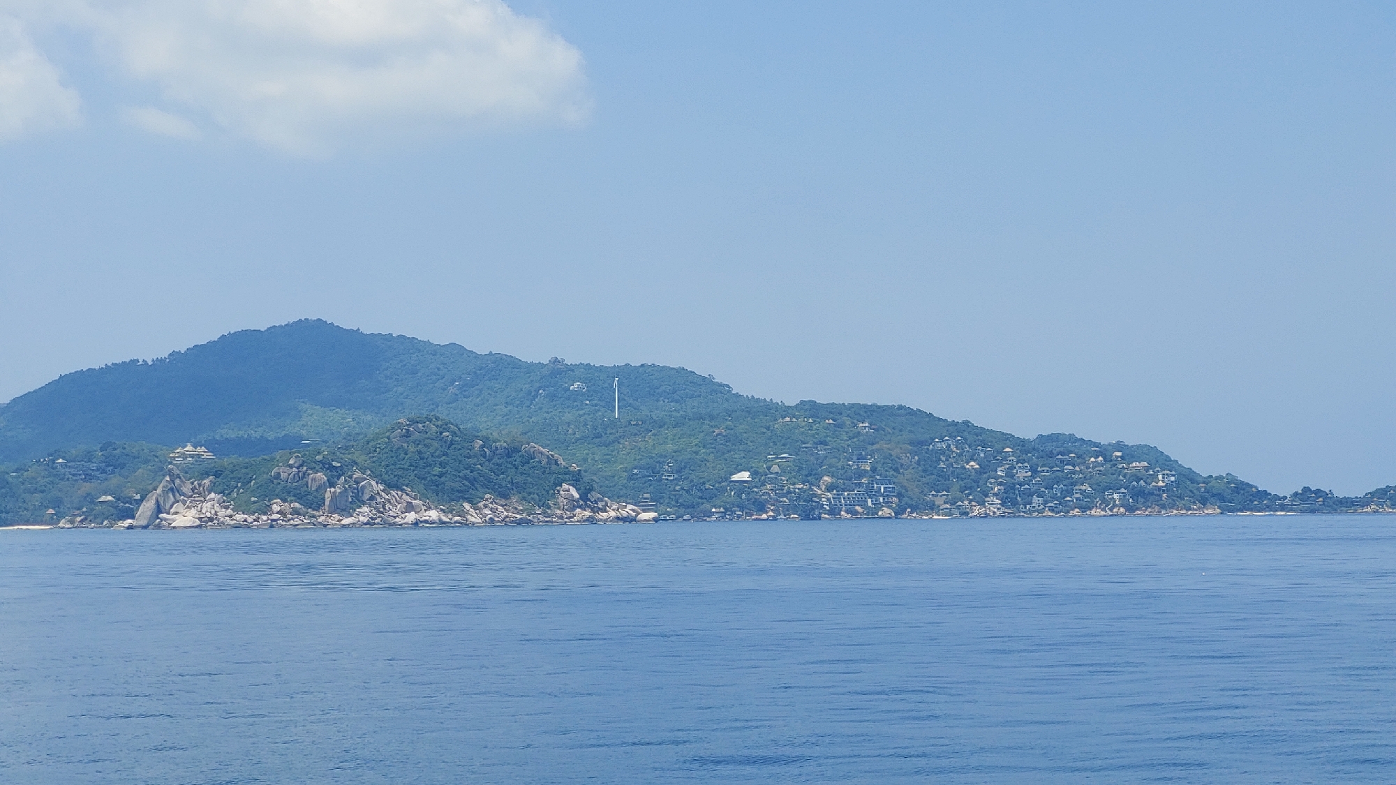Boat journey documented near Ko Tao island waters