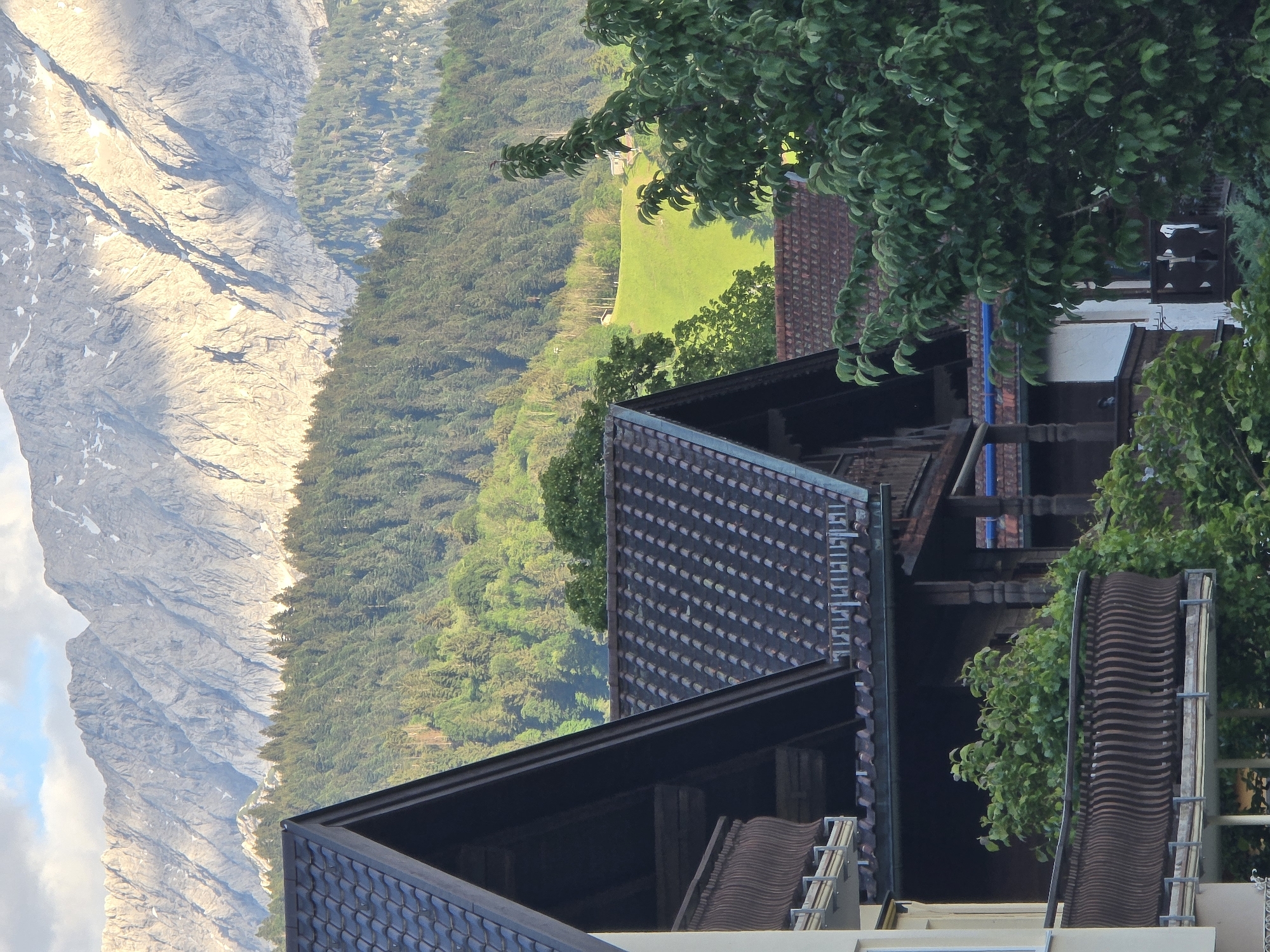 Tourist documents Alpine views across Garmisch-Partenkirchen over 22 minutes