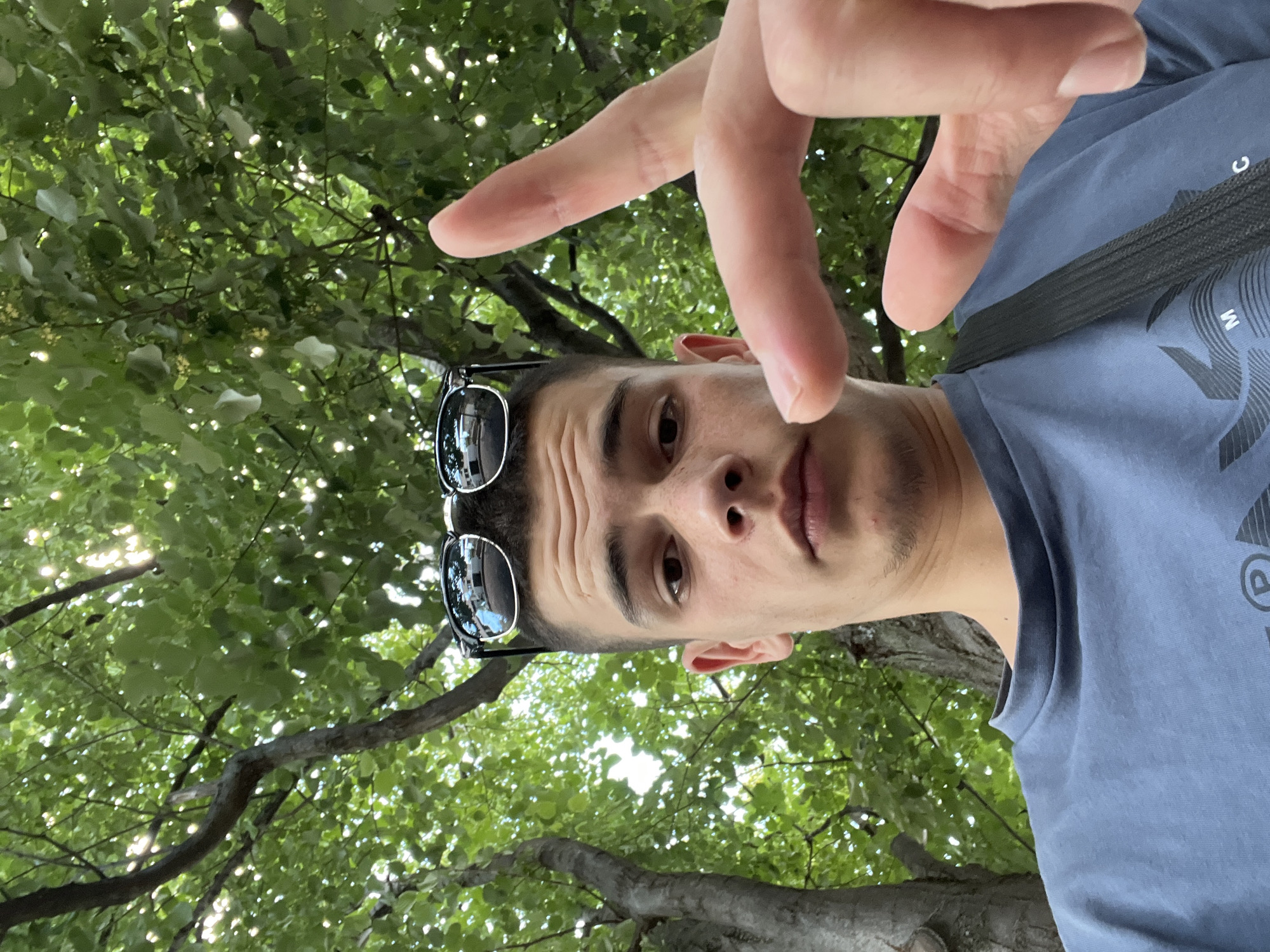 Morning selfie session in sunny Sopot, Bulgaria