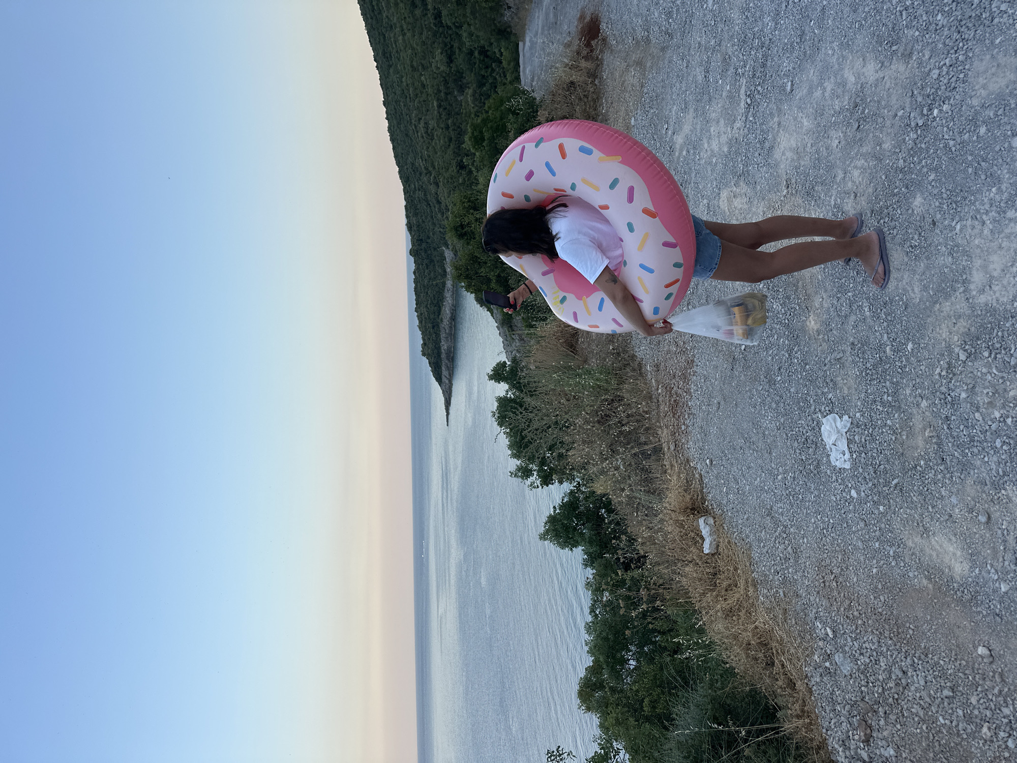 Coastal overlook stop above the Adriatic, Montenegro