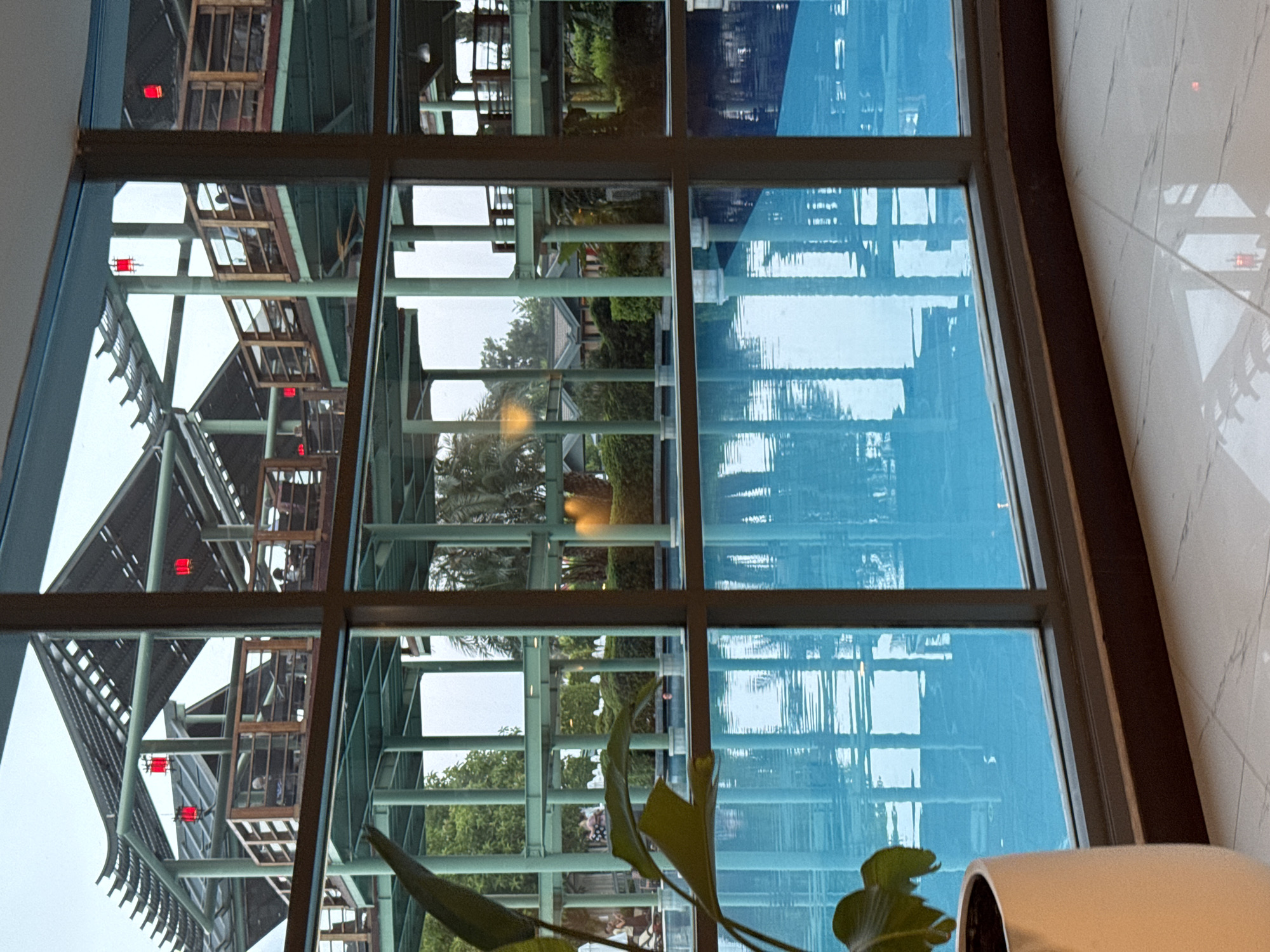 Afternoon at an Asian-themed resort and water park in Aksu