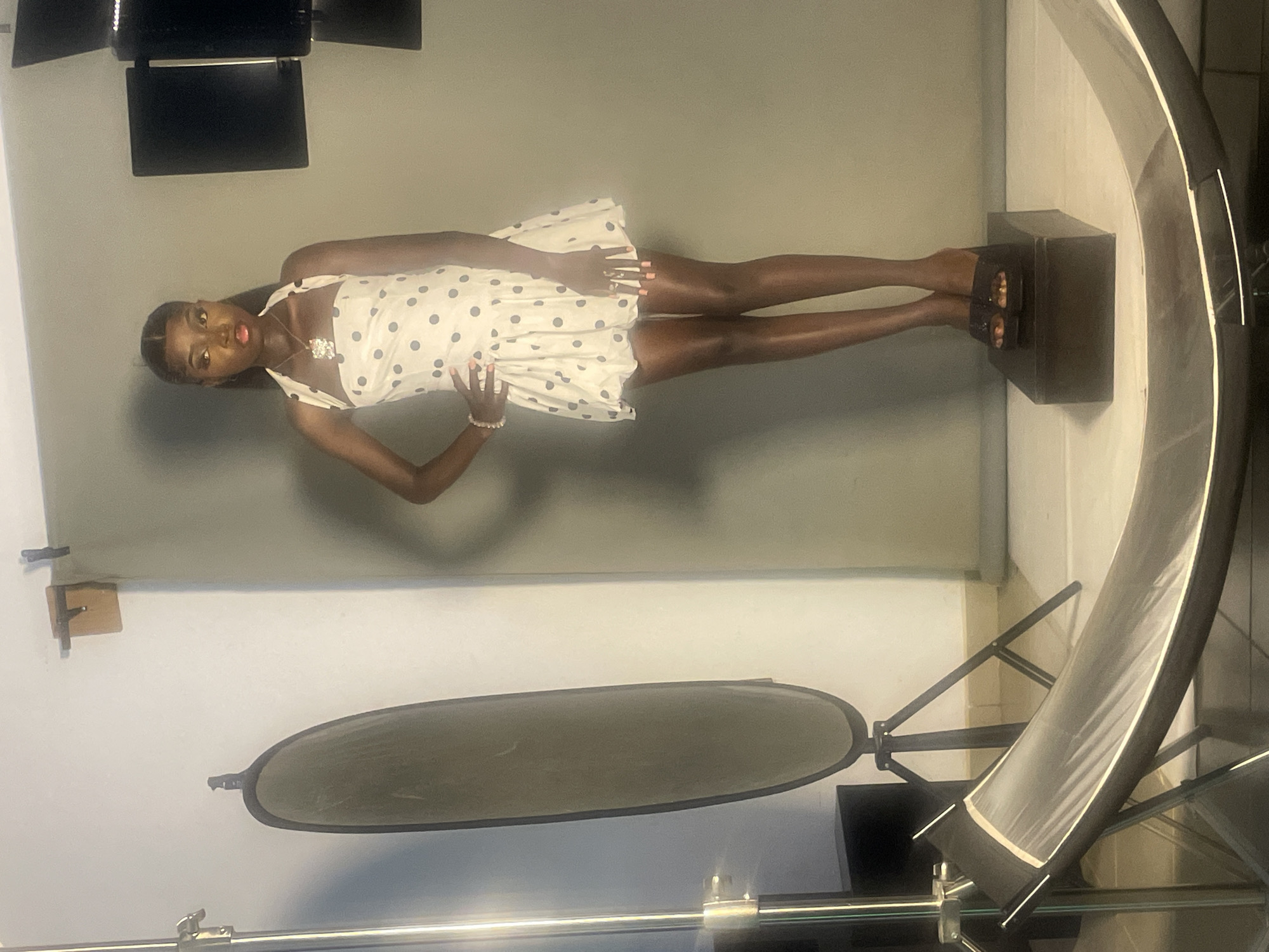 Studio fashion shoot in South Ropp, Nigeria