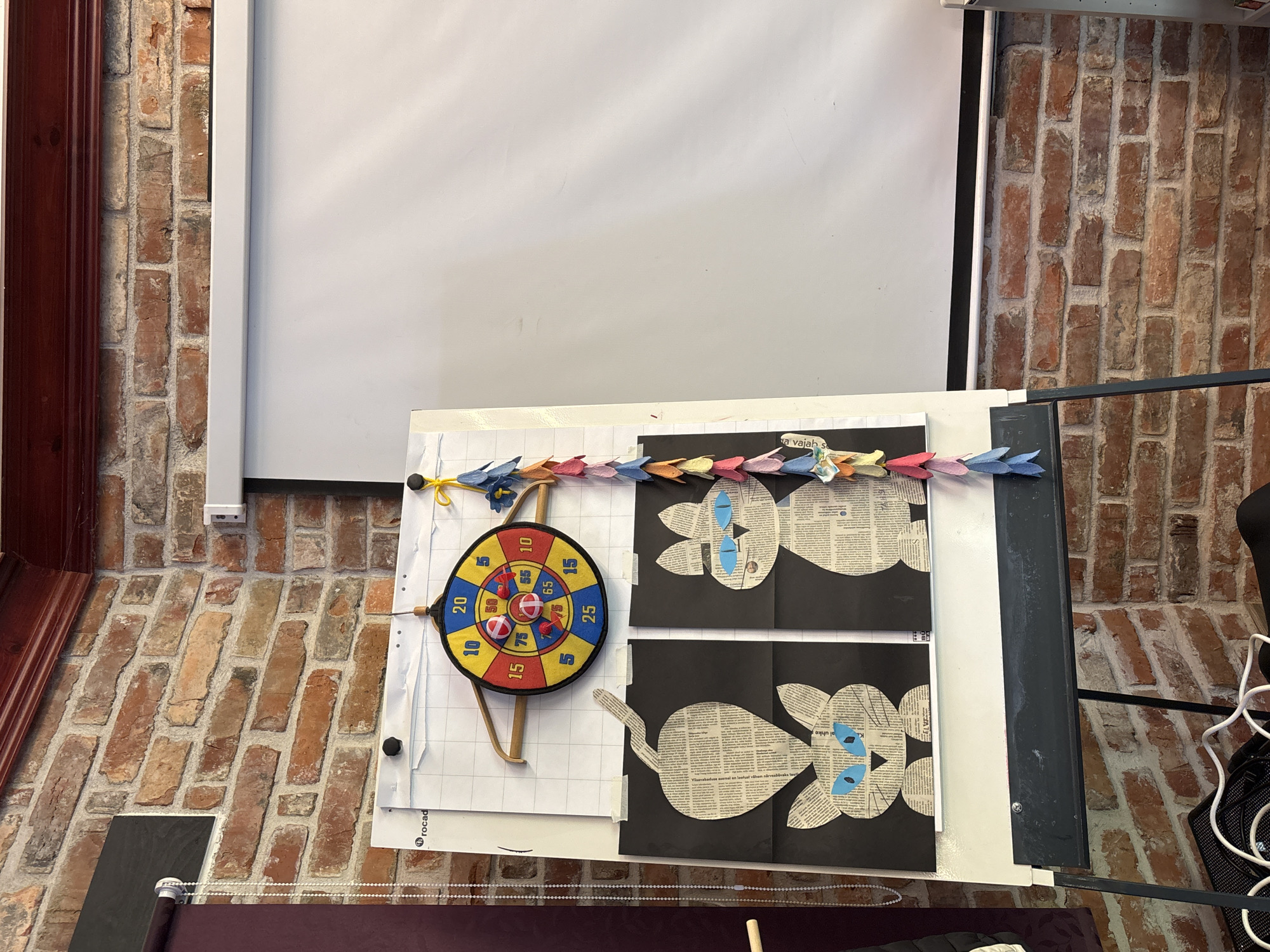 Morning craft session documented in Estonian village classroom