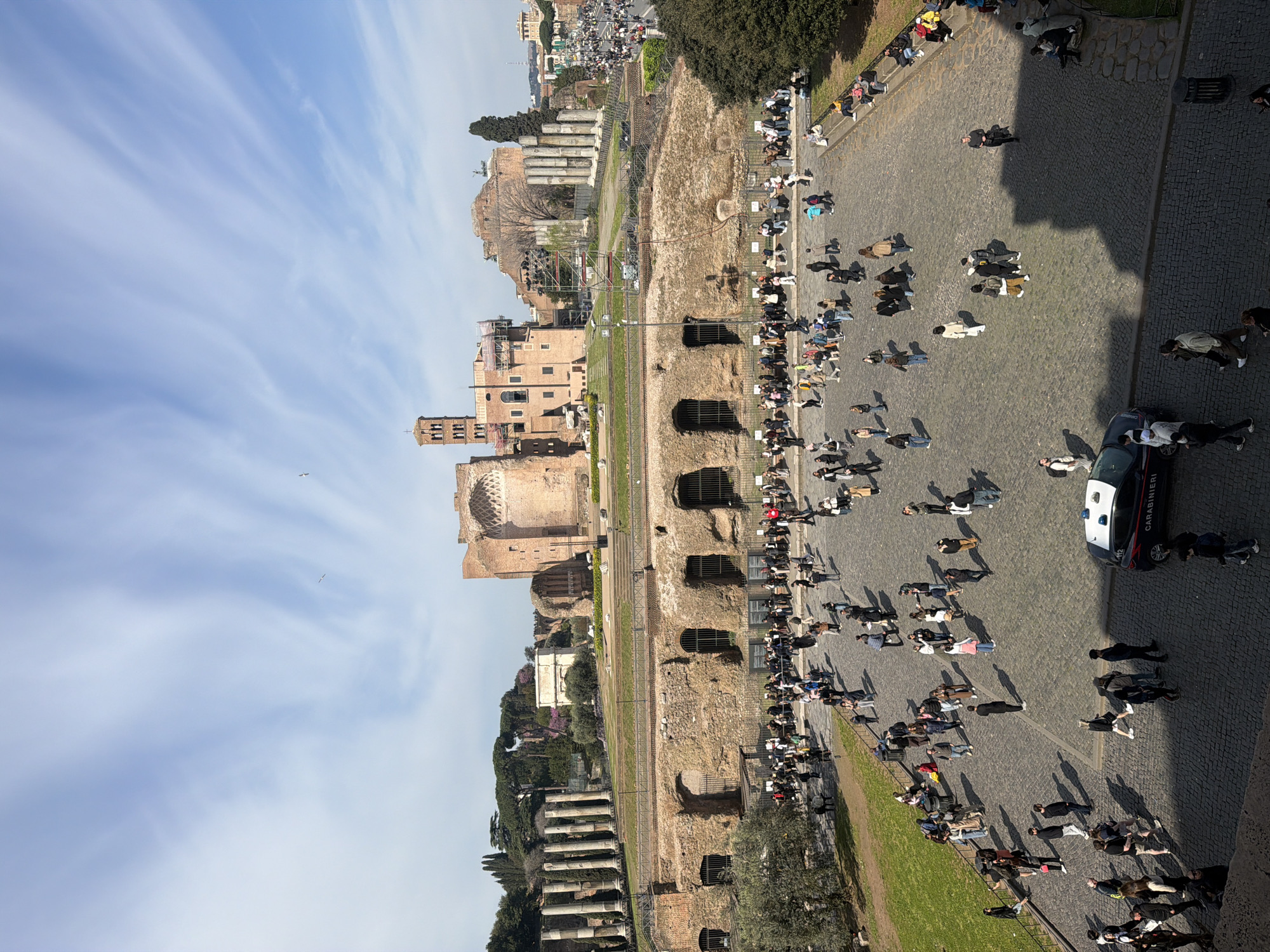 Morning Tourist Activity at Rome's Colosseum and Forum