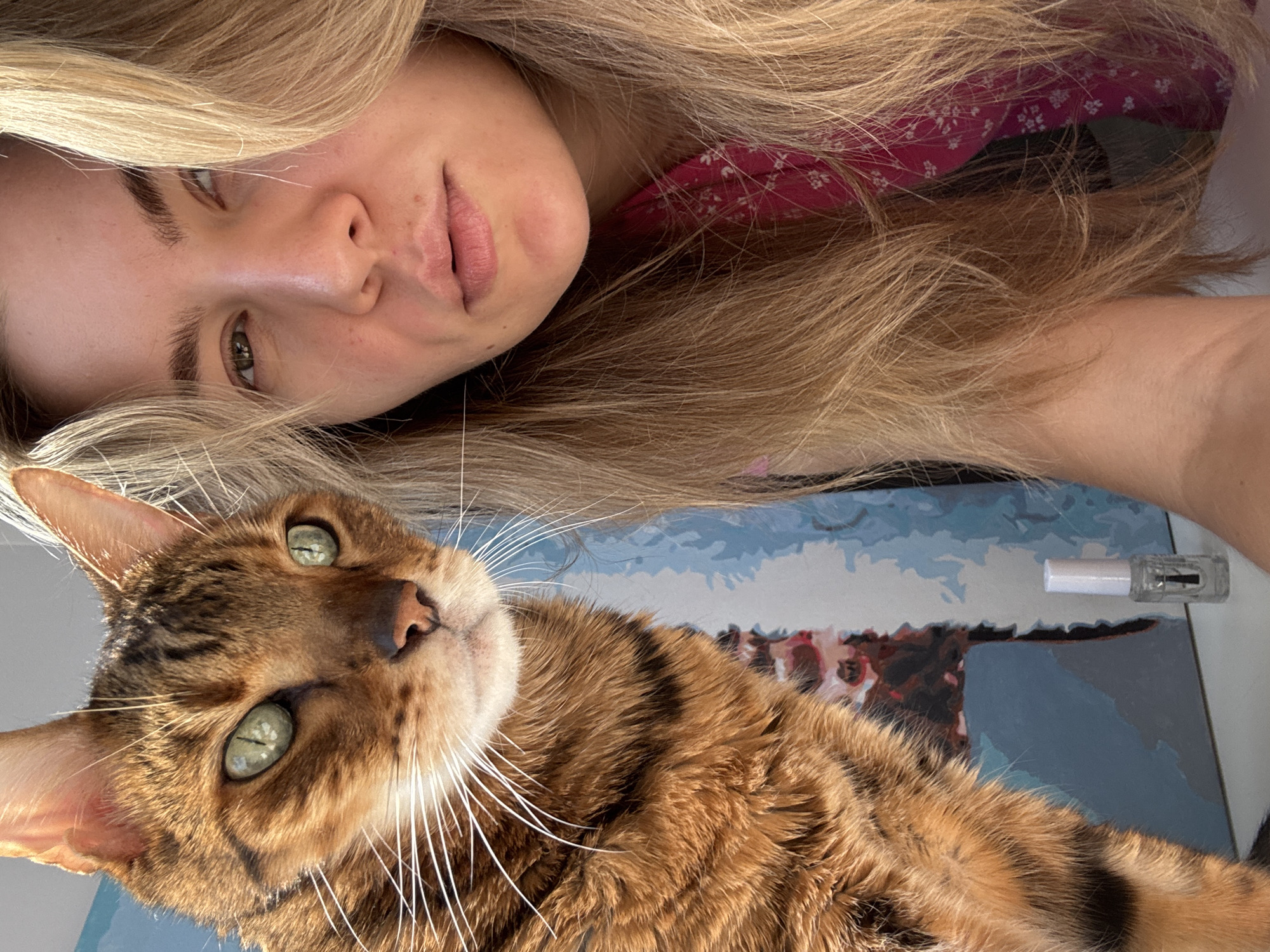 Bengal cat hangout and steel tongue drum session with a #SoundCheck contest