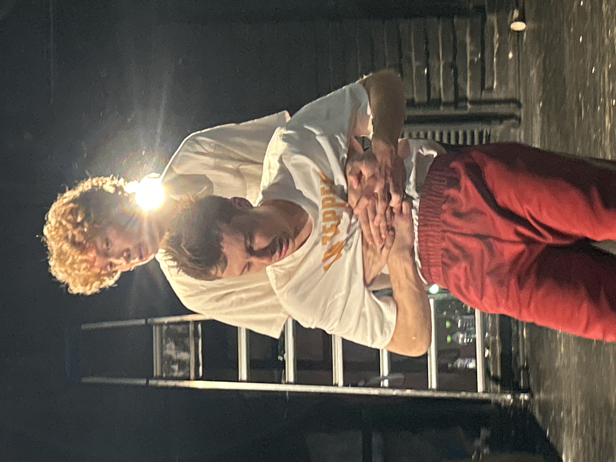 Stage performance unfolds in a small theater, June 2026