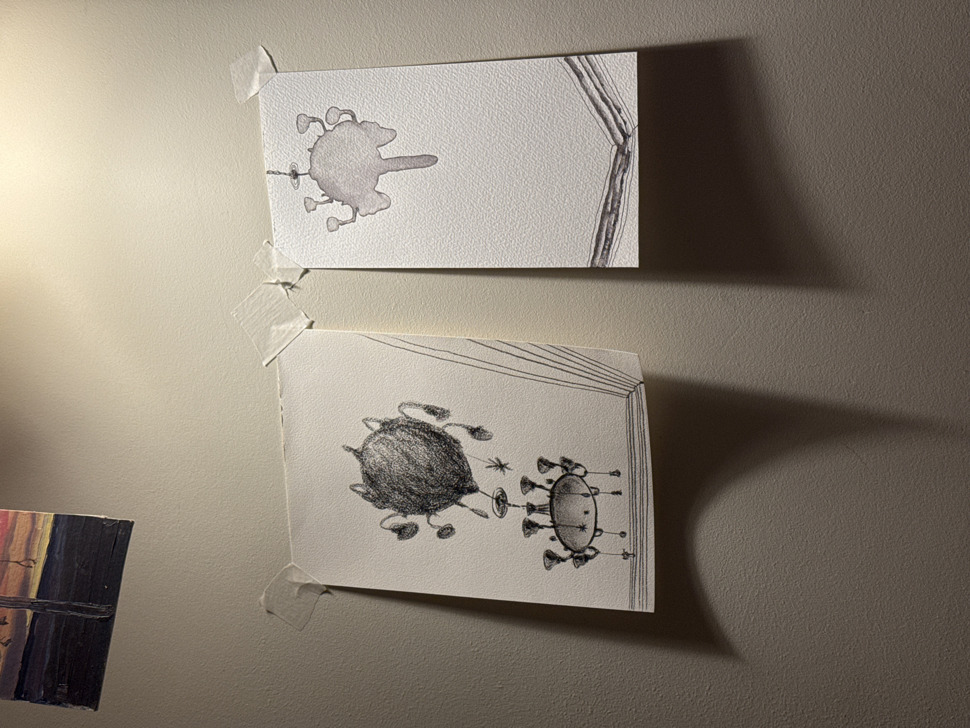 Easter preparations documented in Moscow apartment with eggs, drawings
