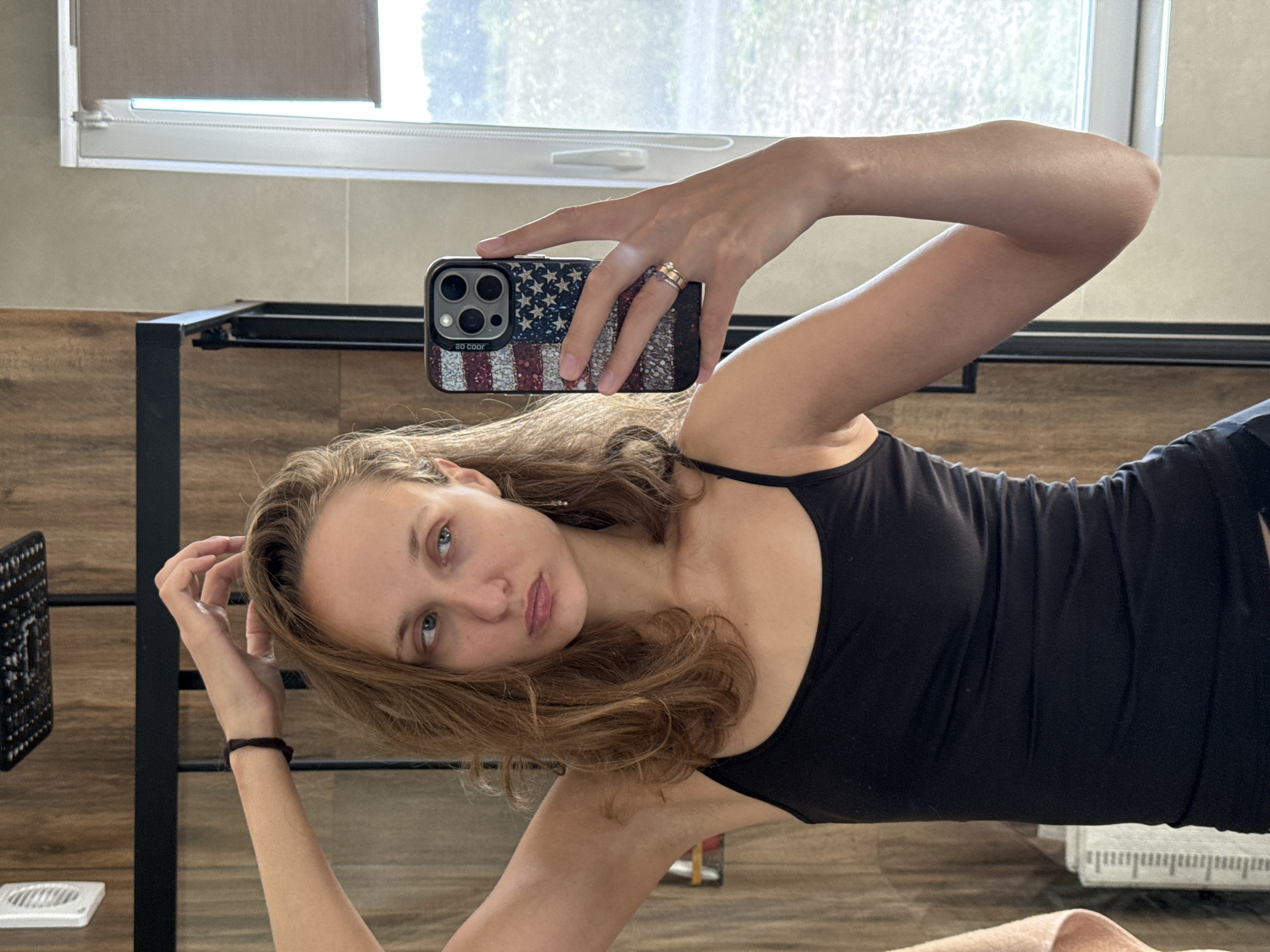 Bathroom and bedroom selfie session, Подшивалово, Russia