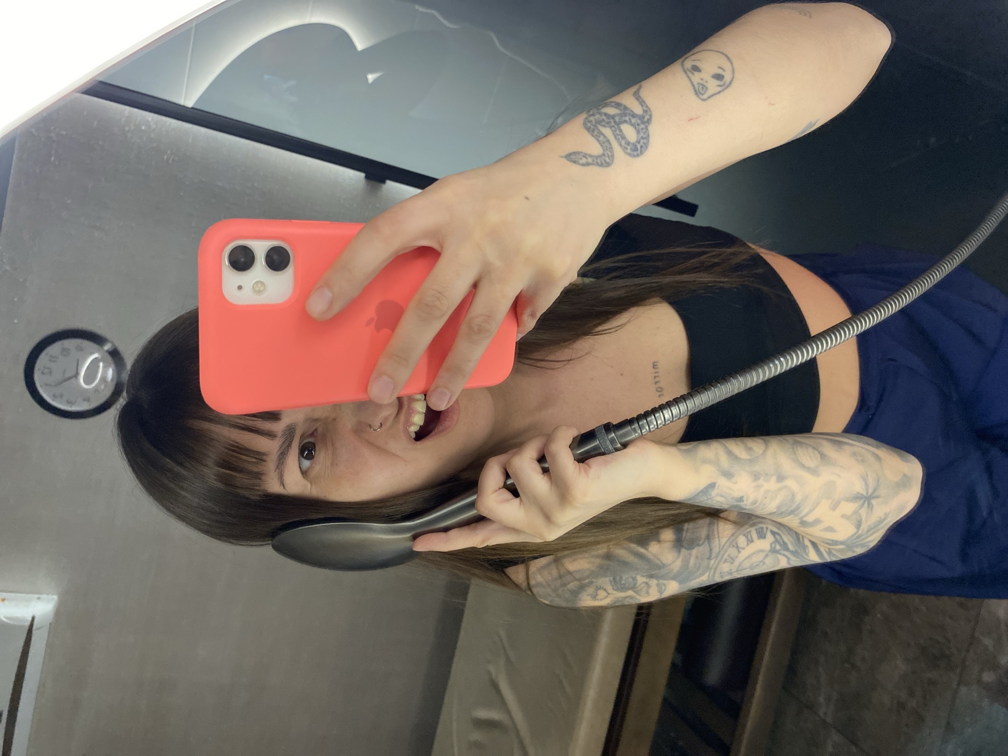 Person documents selfie session across multiple Votkinsk locations