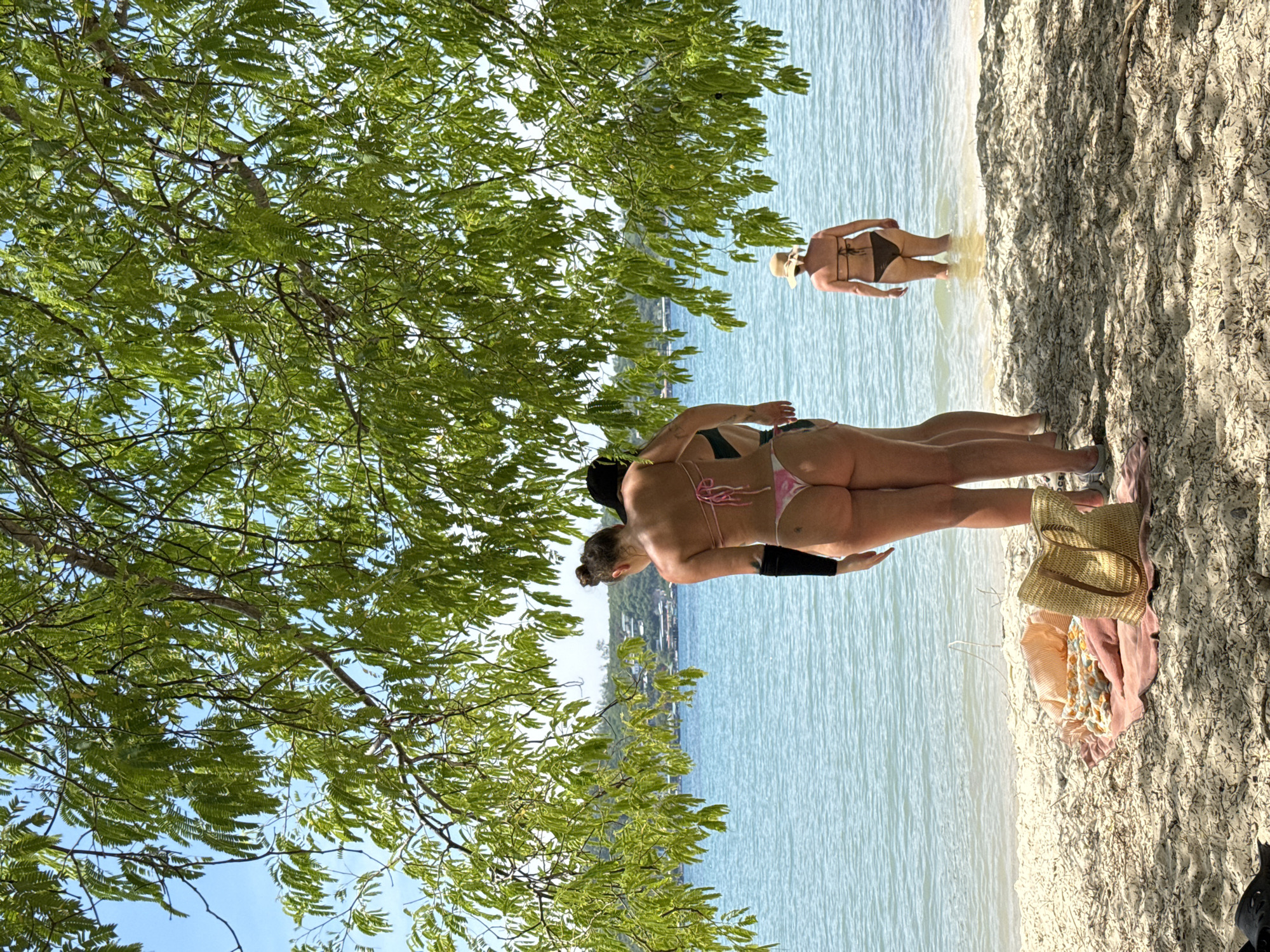 Lazy afternoon under the trees on Nha Trang beach