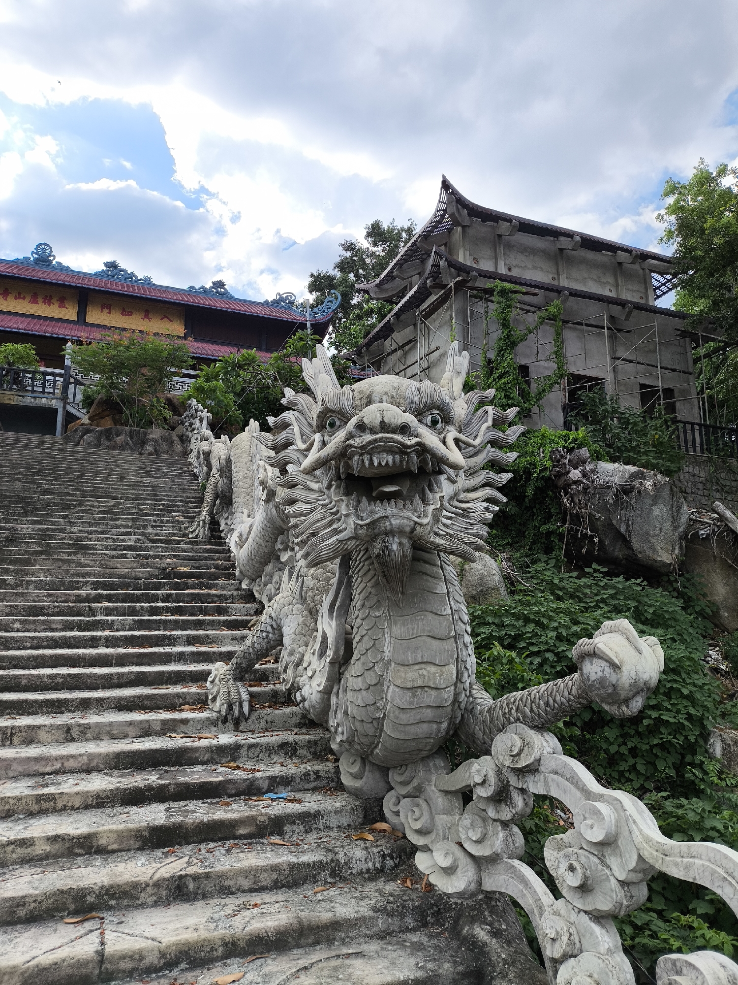 Exploring a Buddhist temple complex in Nha Trang, Vietnam