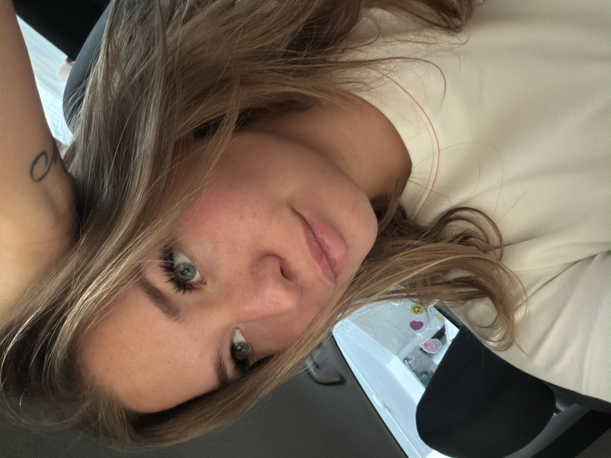 Casual close-up selfies in Budva, Montenegro