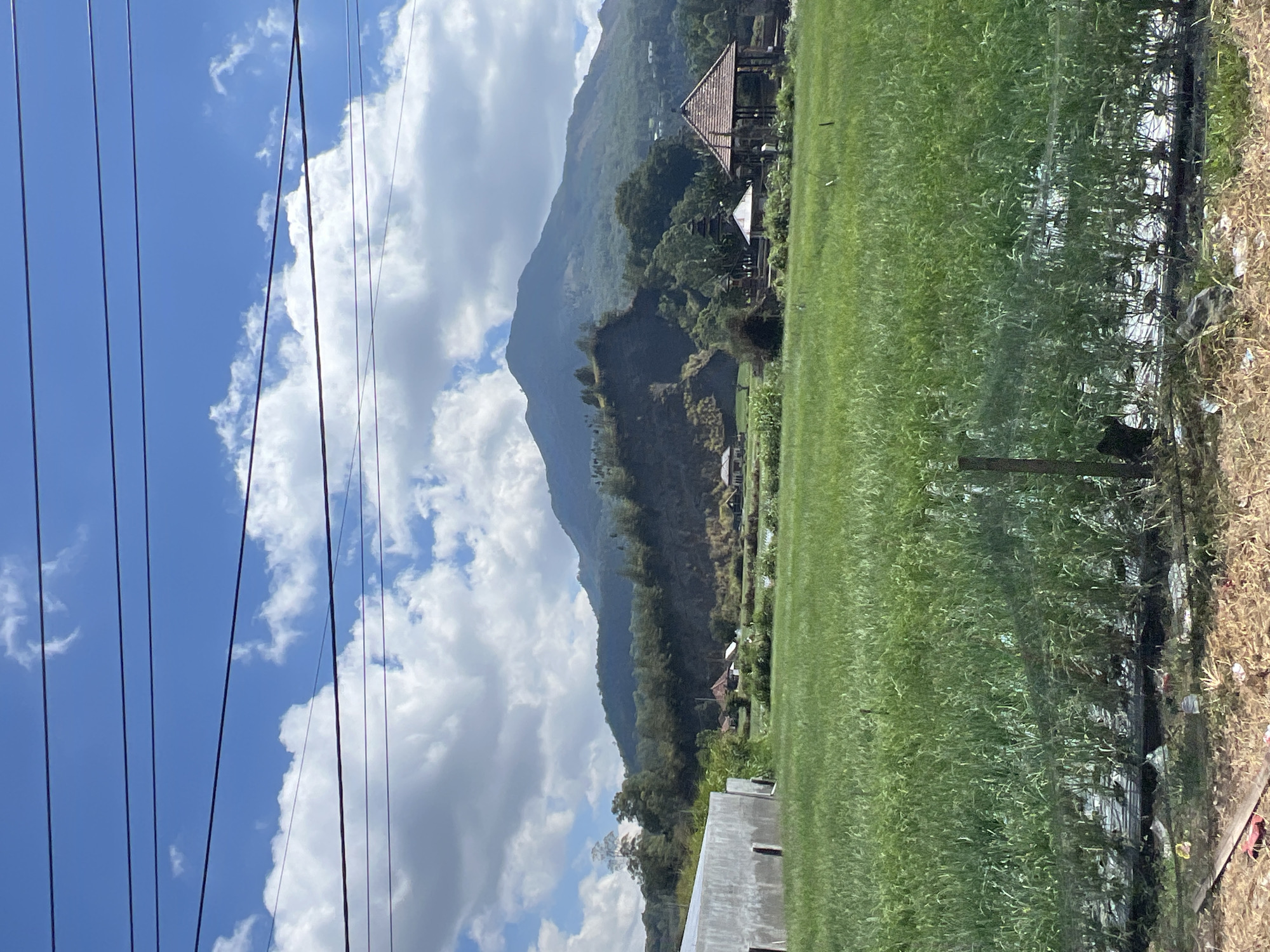 Roadside and village scenes along Kintamani's highland route
