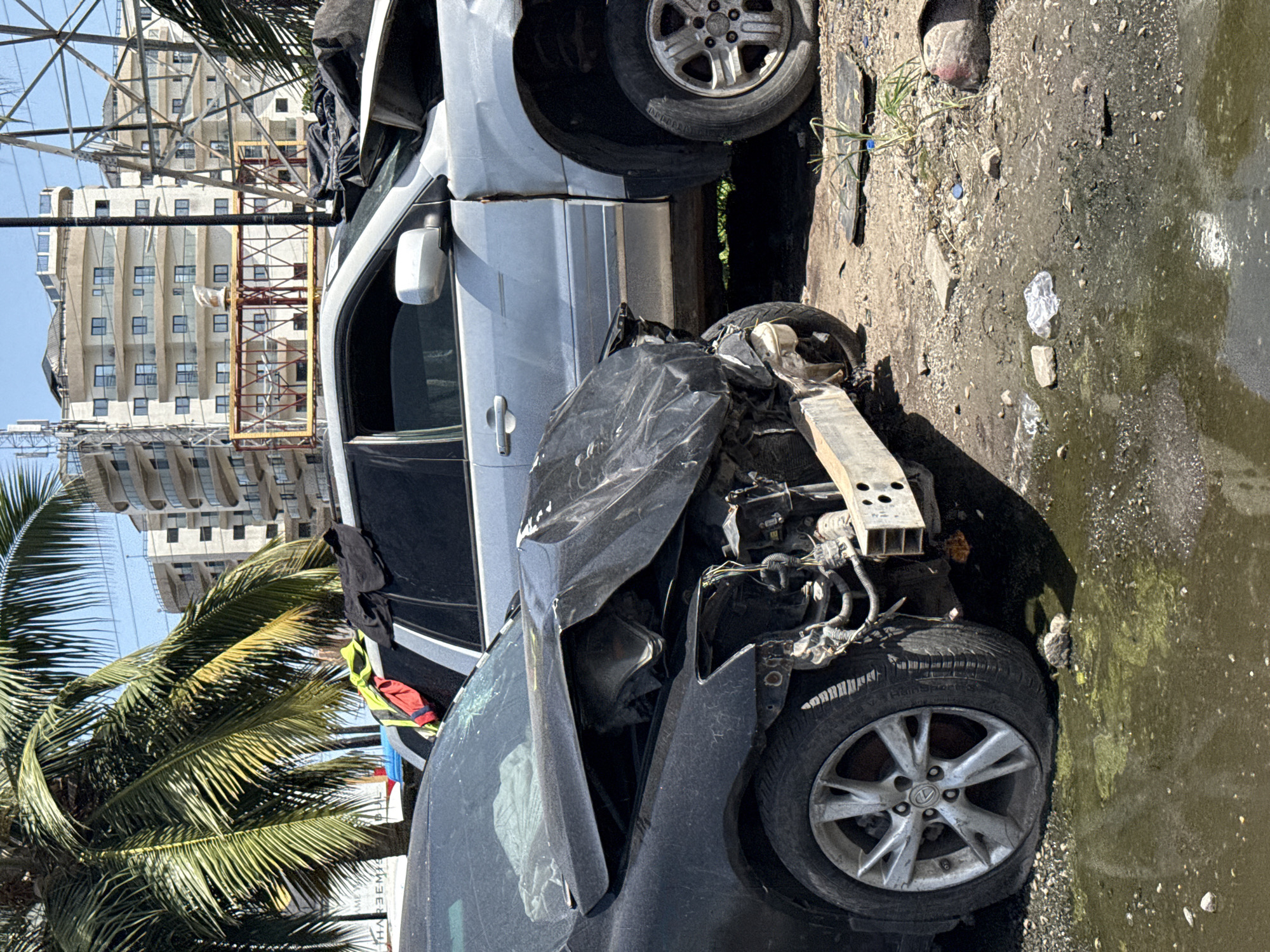 Two-vehicle collision causes severe damage in Itirin, Nigeria