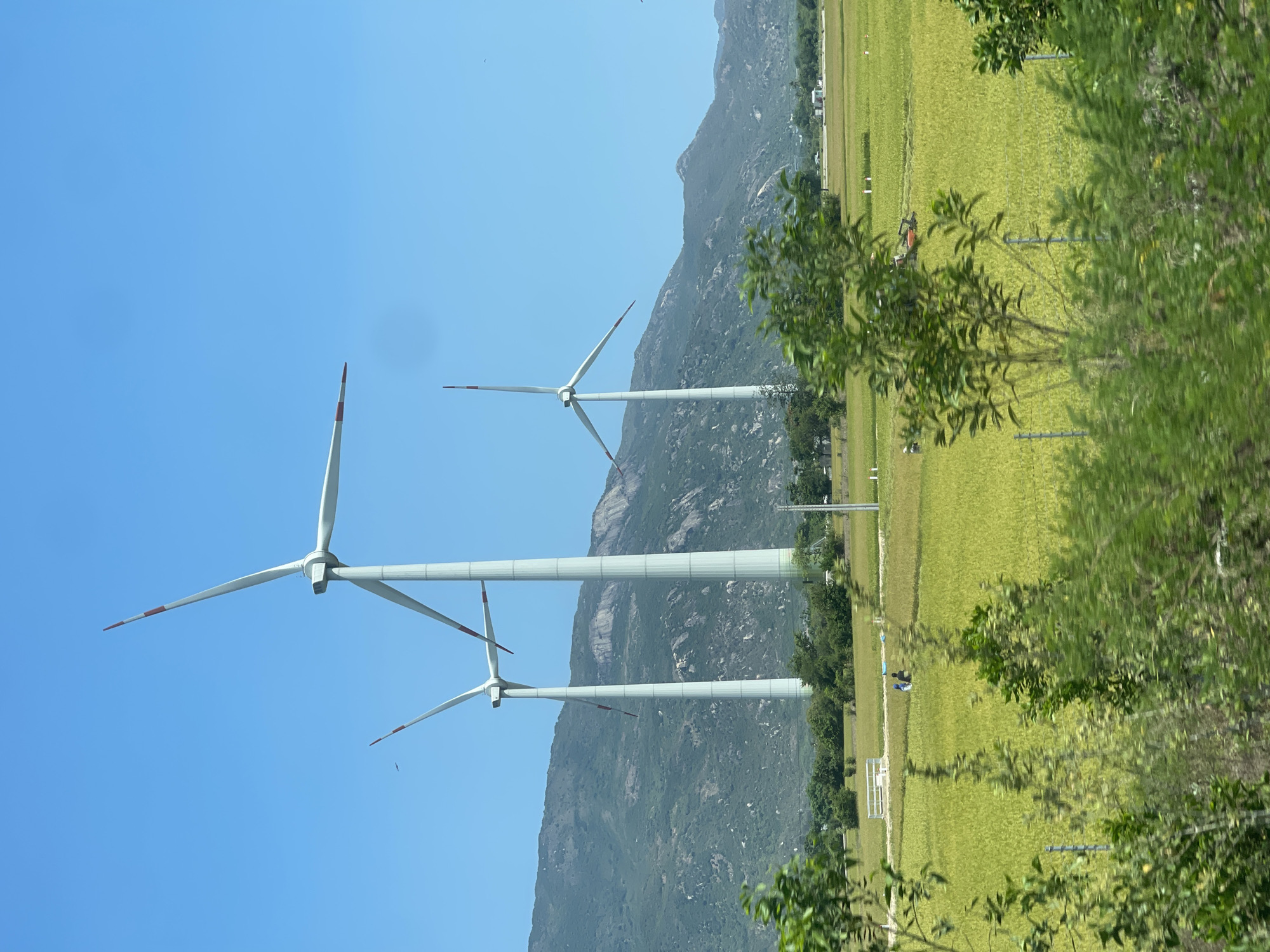 Wind farm operations documented in rural Vietnam