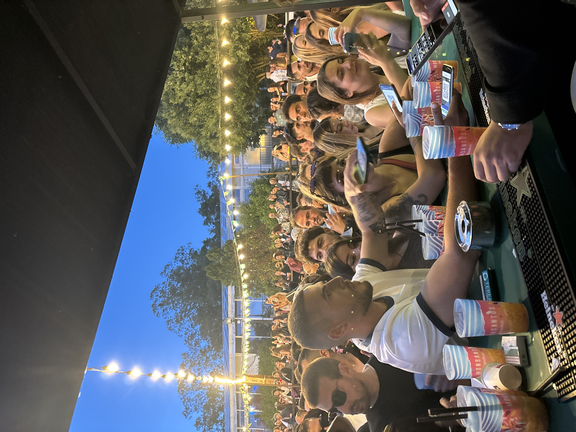 Large crowd gathers for outdoor event in Amadora, Portugal