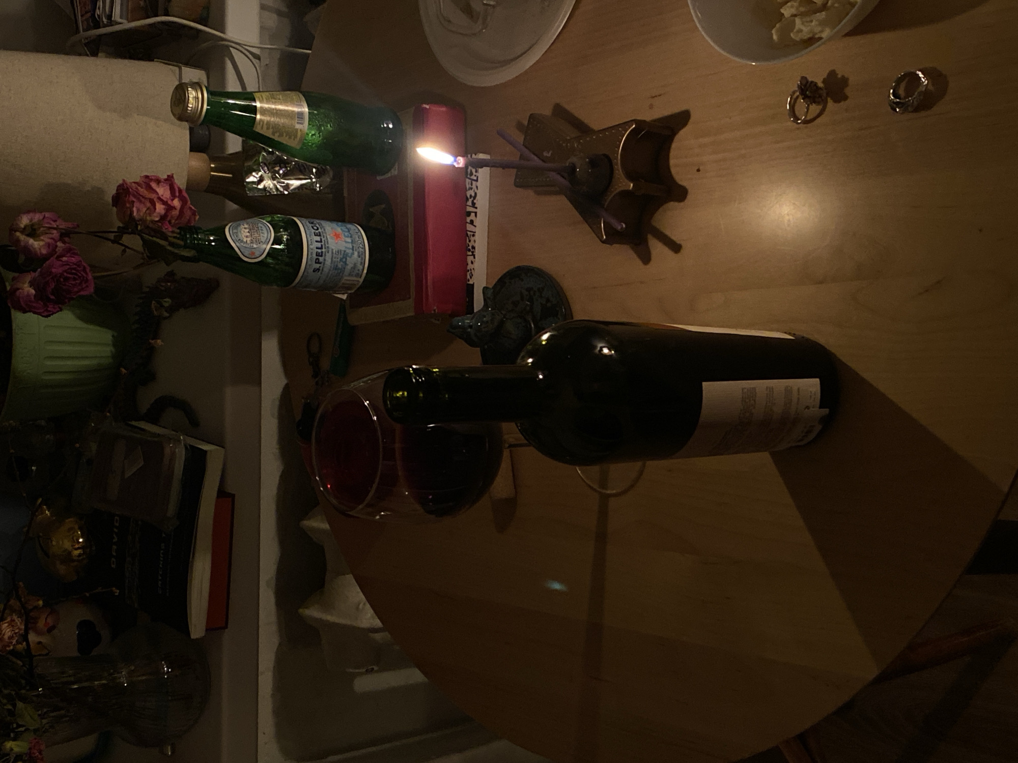 Evening tabletop scene documented in Заволжье, Russia