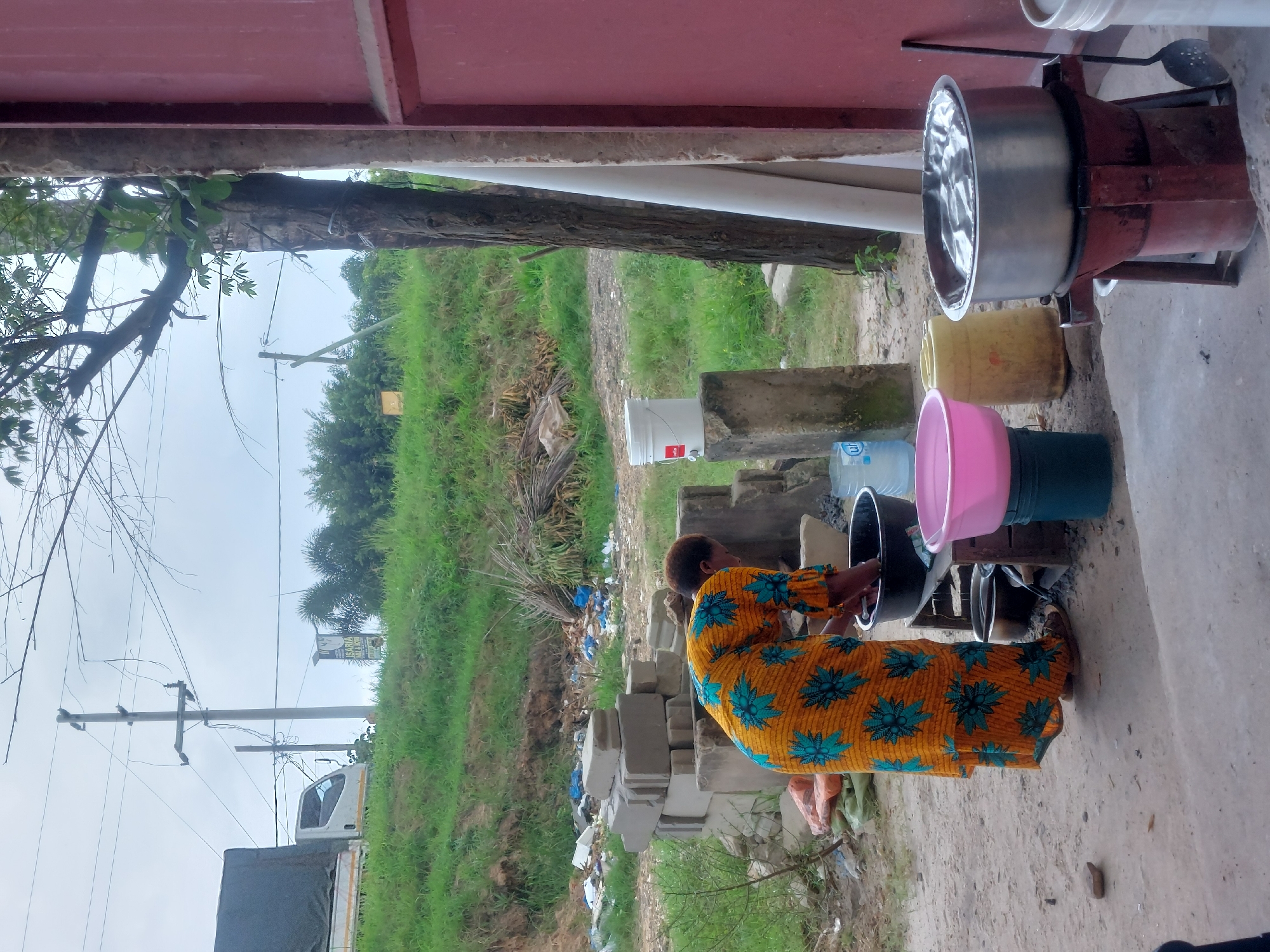 Daily life documented across Dar es-Salaam during overcast morning