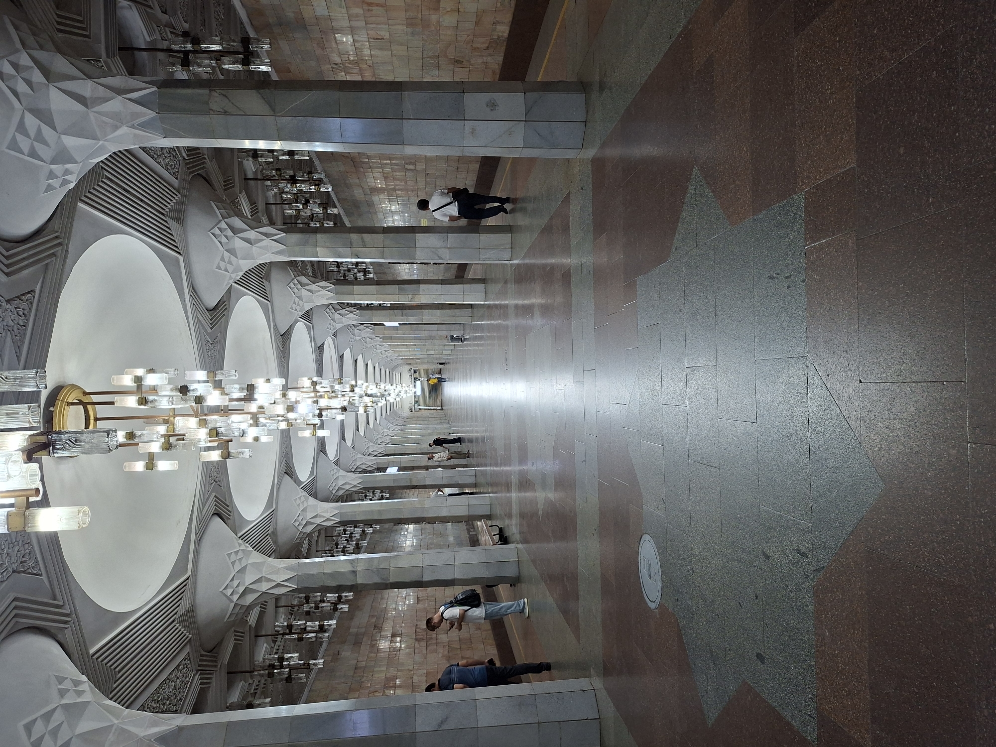 Inside and around Tashkent's metro and Independence Square