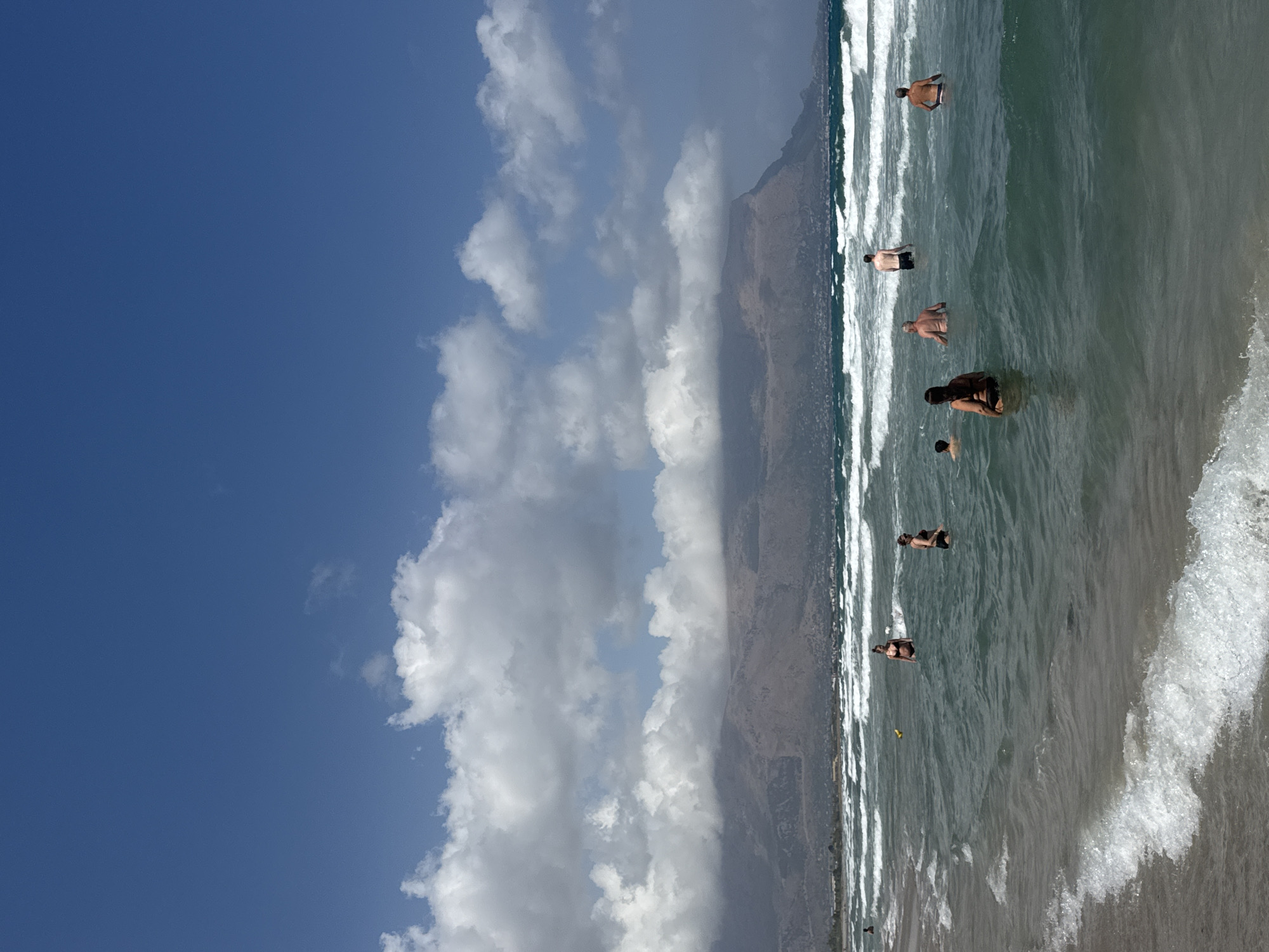 Summer morning at Isola delle Femmine beach, Sicily