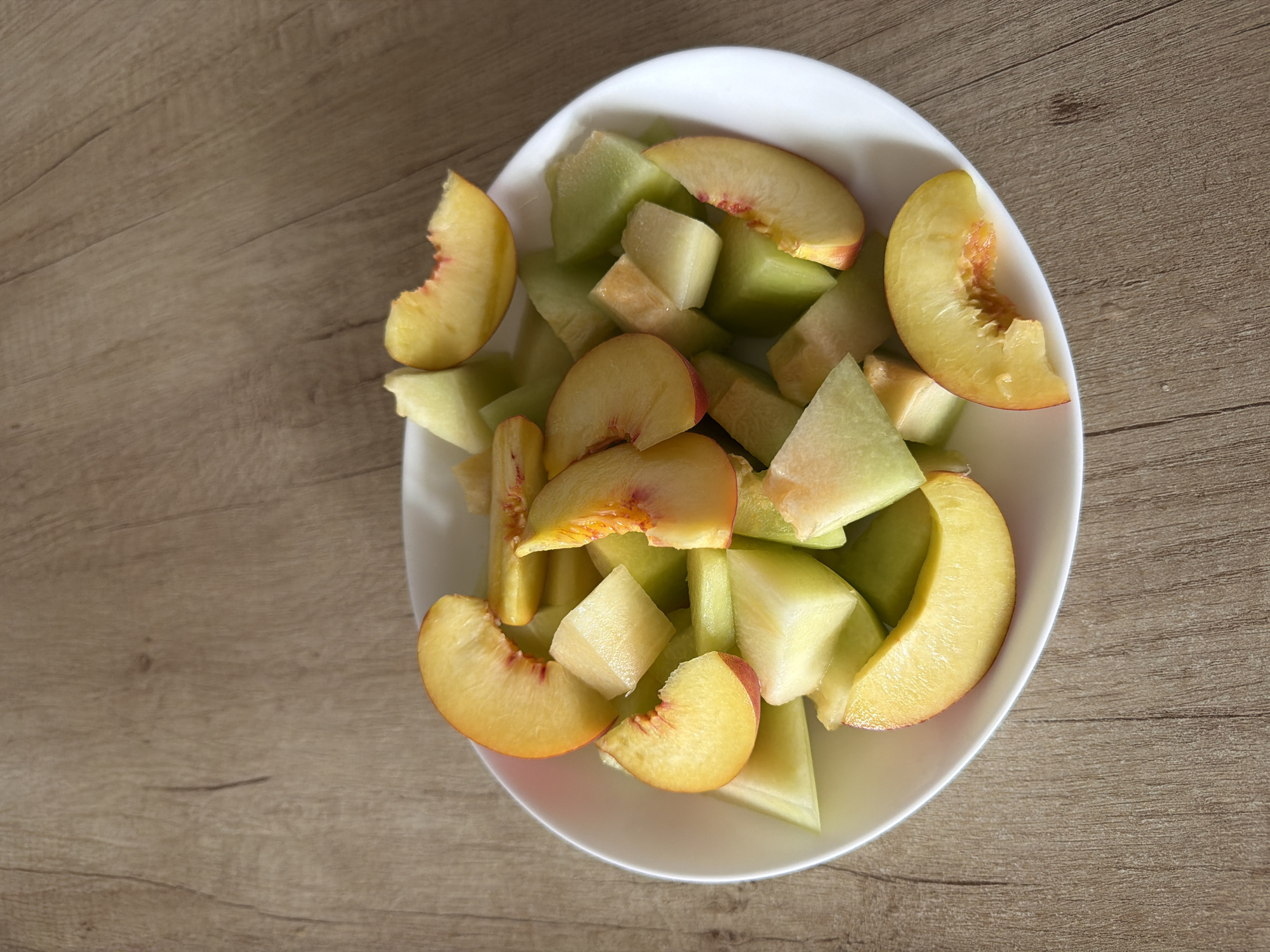 Fruit bowl and indoor soccer in a Blagoevgrad home