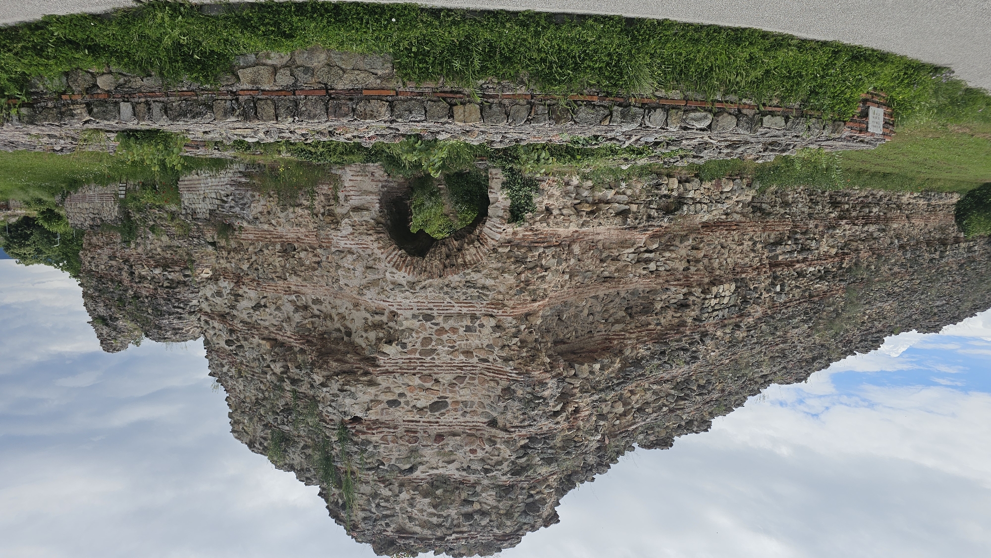 Ancient fortress wall documented in Hisarya, Bulgaria