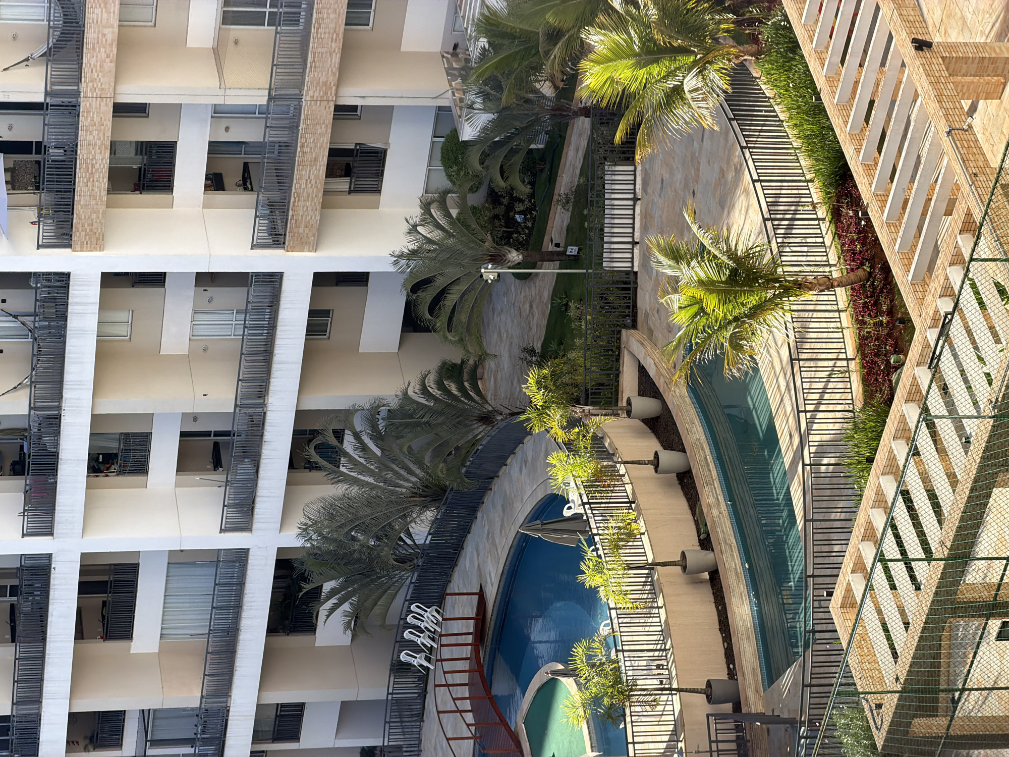 Residential complex documented in Brasília neighborhood morning observation