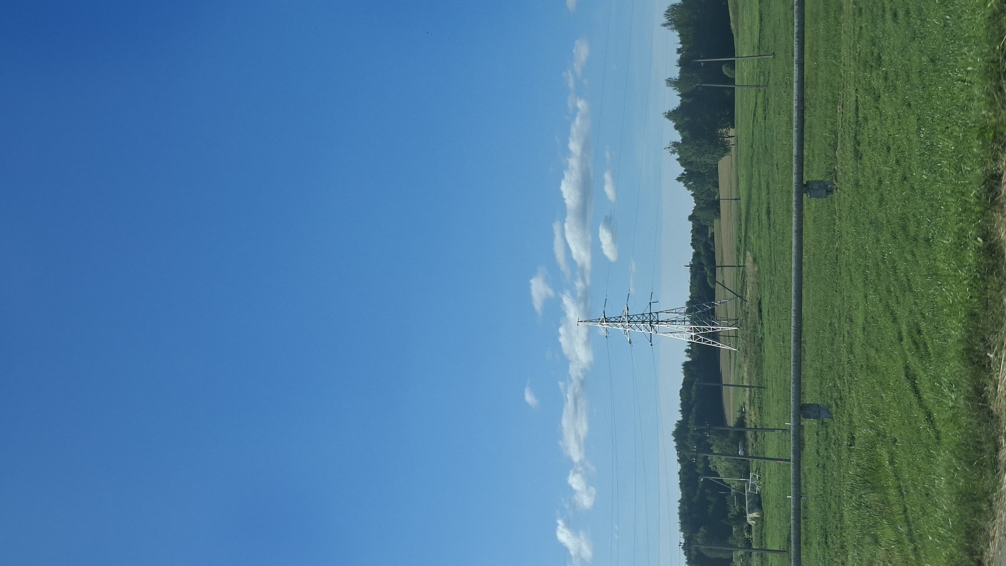 Afternoon drive through Myadzyel, Belarus countryside and town