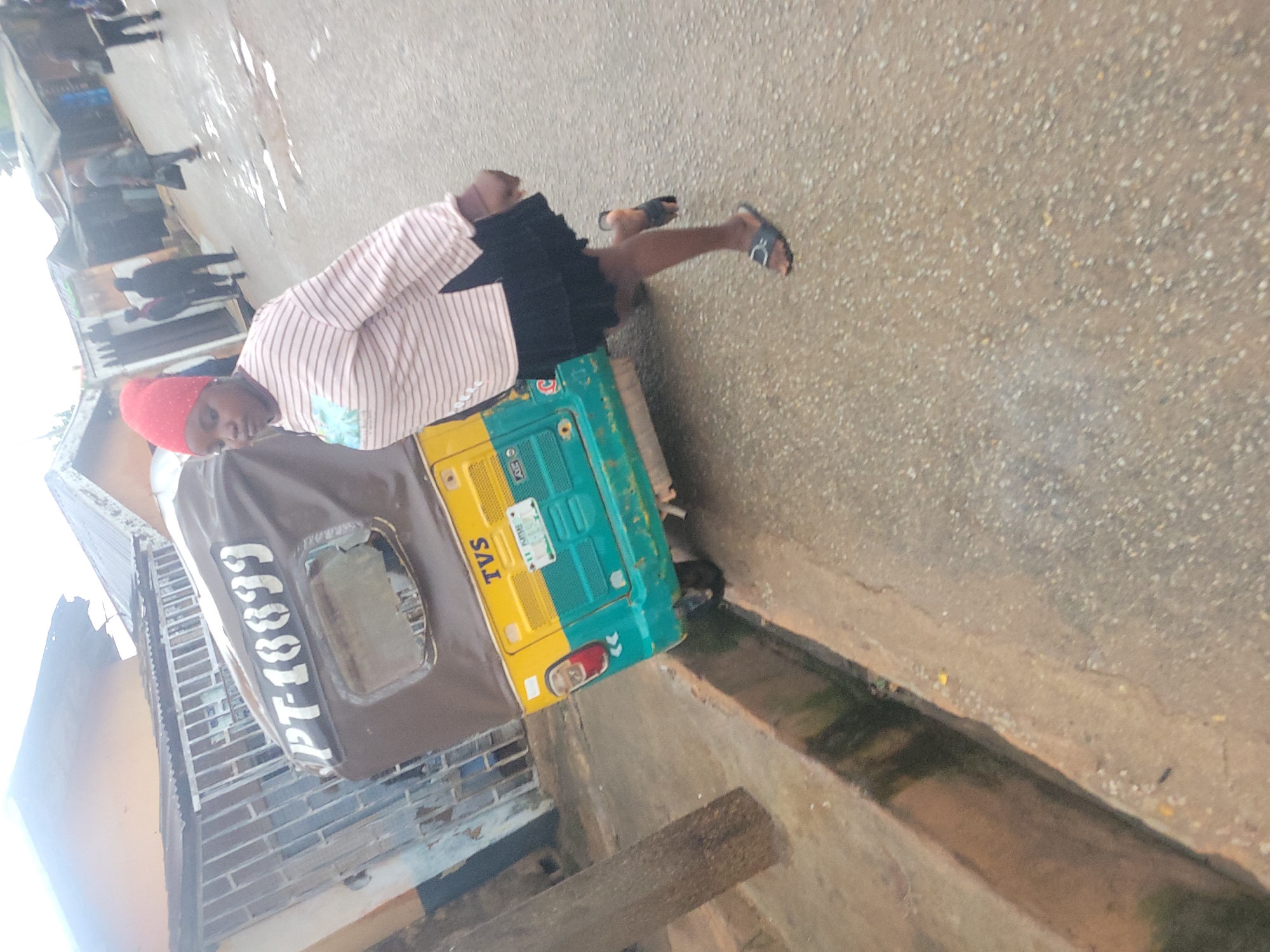 Rainy afternoon street life across Jos, Nigeria