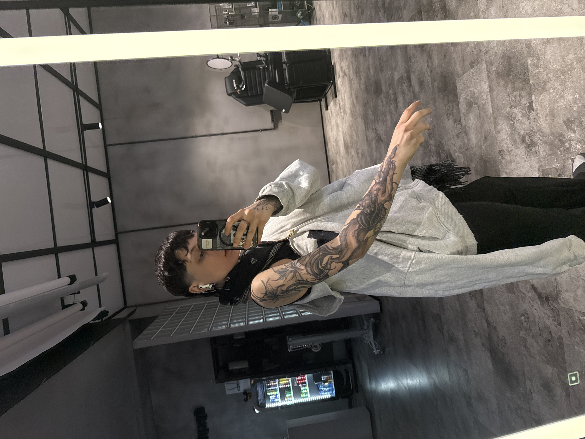 Person with piercings documented at multiple Moscow locations