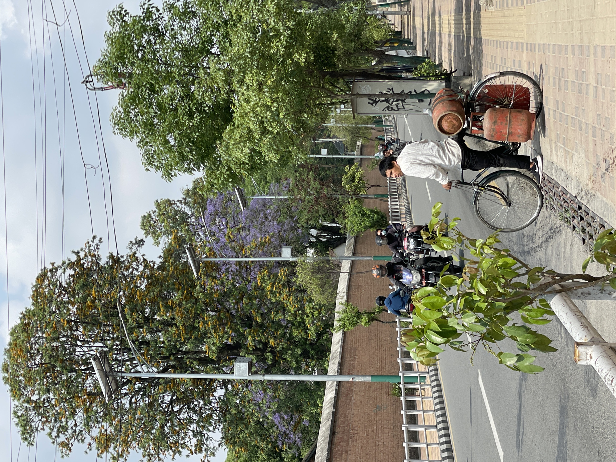 Early morning street life documented across Kathmandu neighborhoods