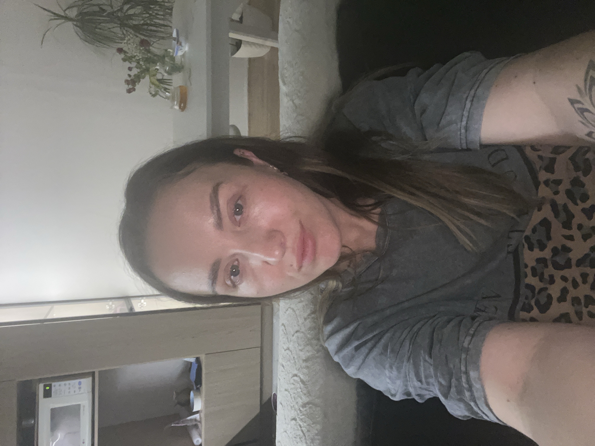 Woman takes selfies in Chemoshur, Russia
