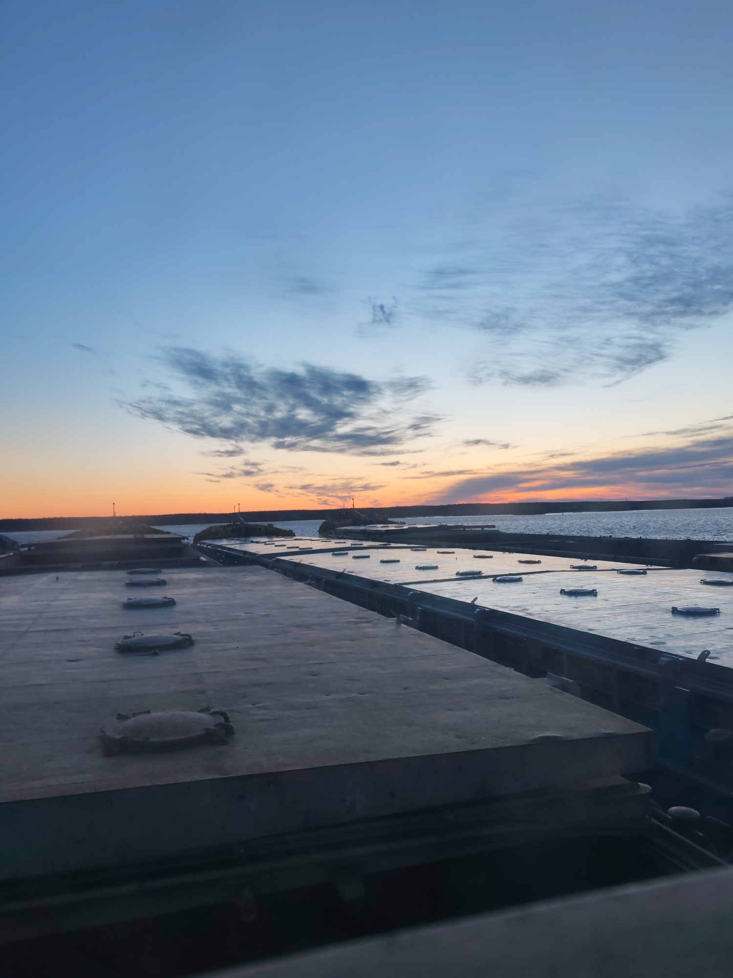 Maritime deck view captured near Rybinsk, Russia