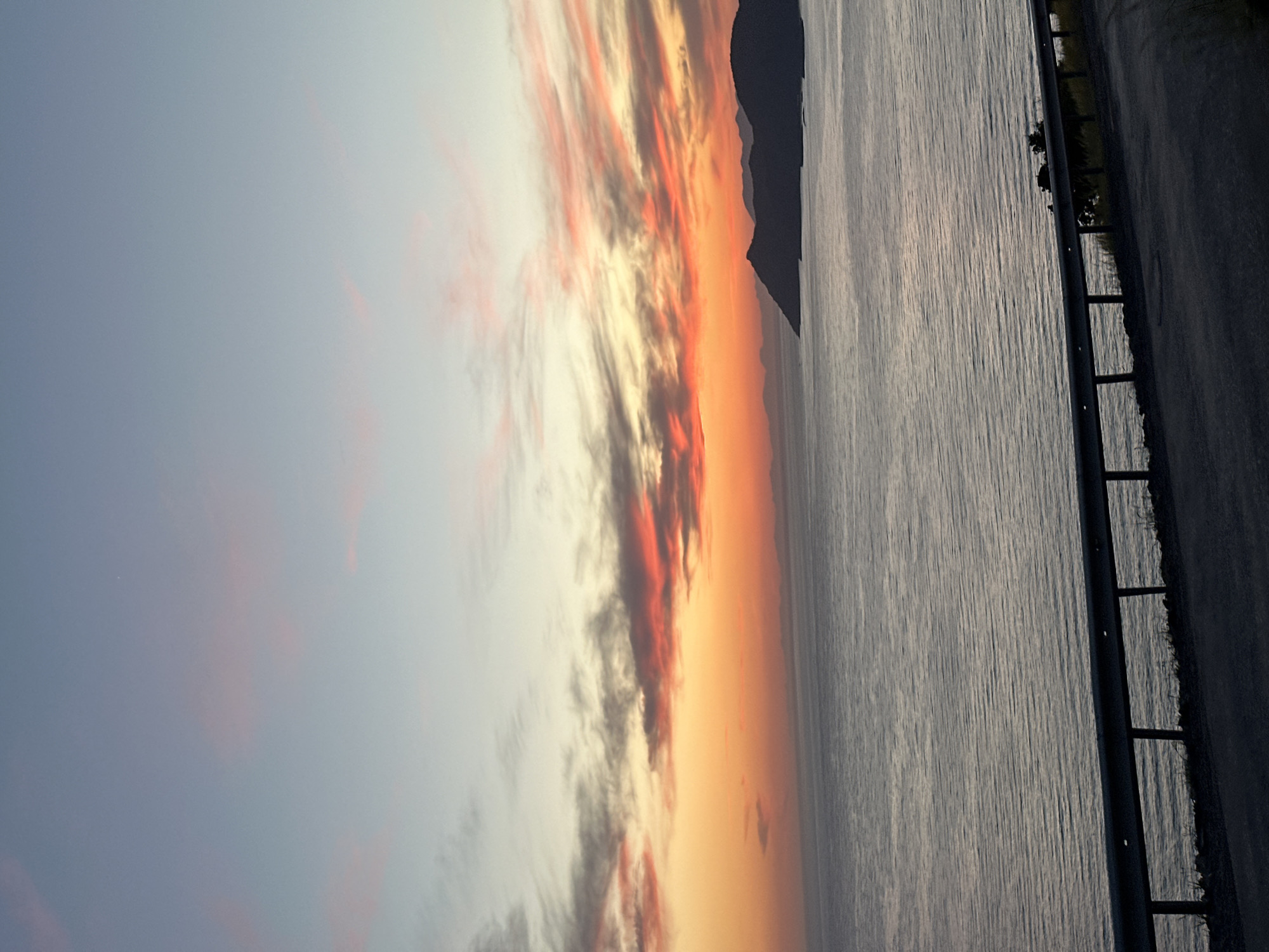 Dramatic coastal sunset captured in Fethiye, Turkey
