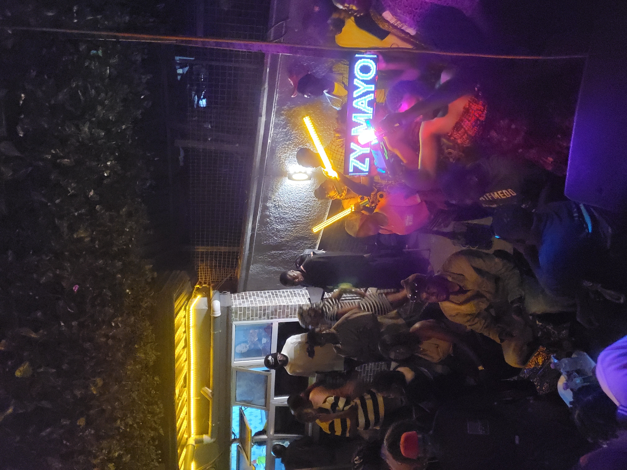 Nighttime party draws crowds at ZY-MAYO venue in Nigeria