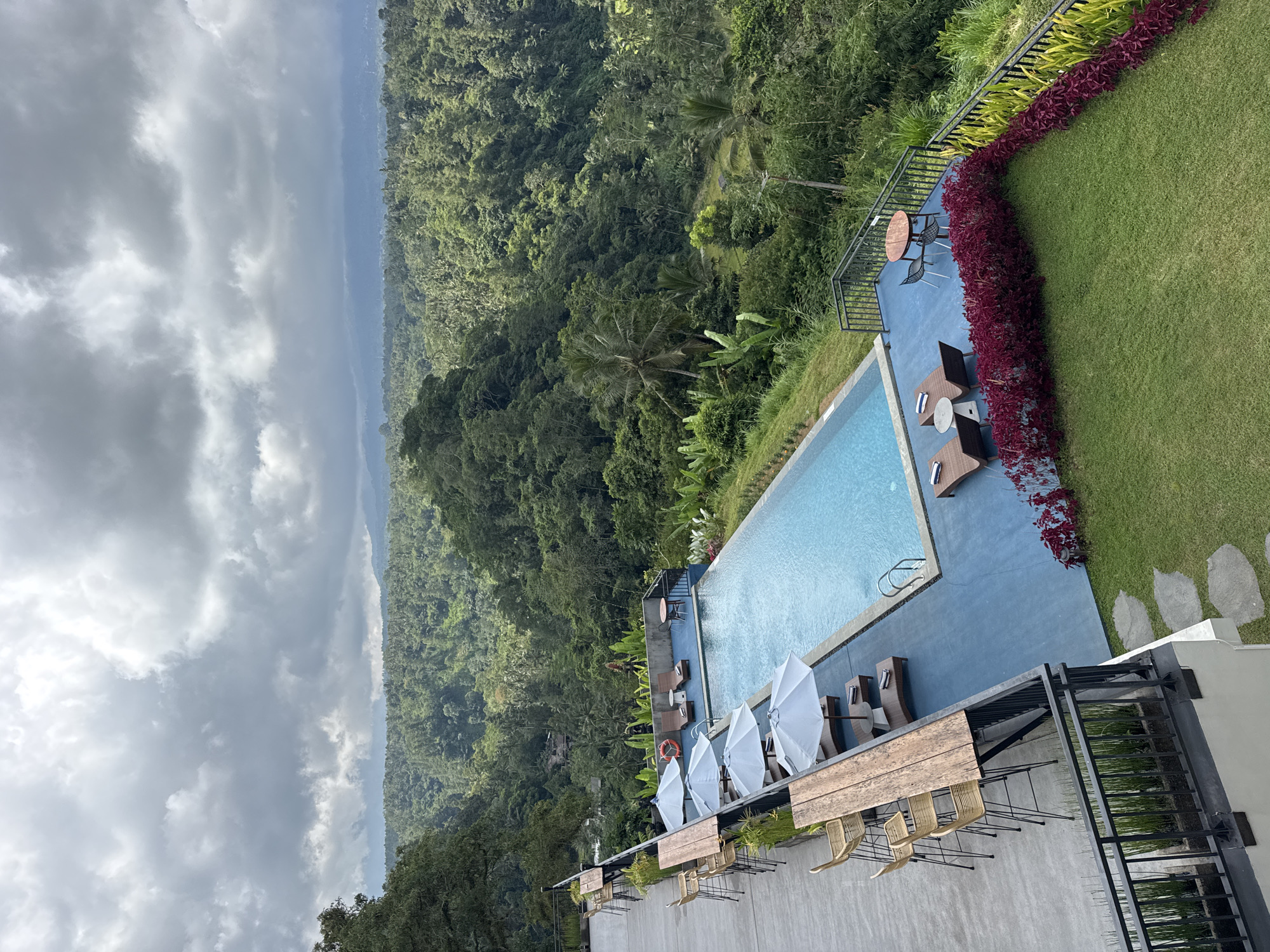Dawn resort tour documented in Rendang, Indonesia