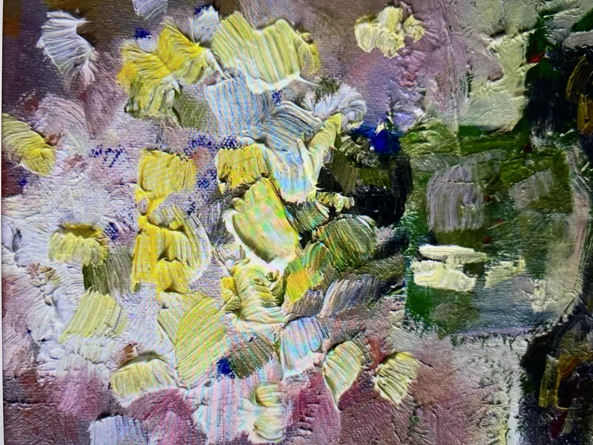 Five diverse artworks documented by single witness in five minutes