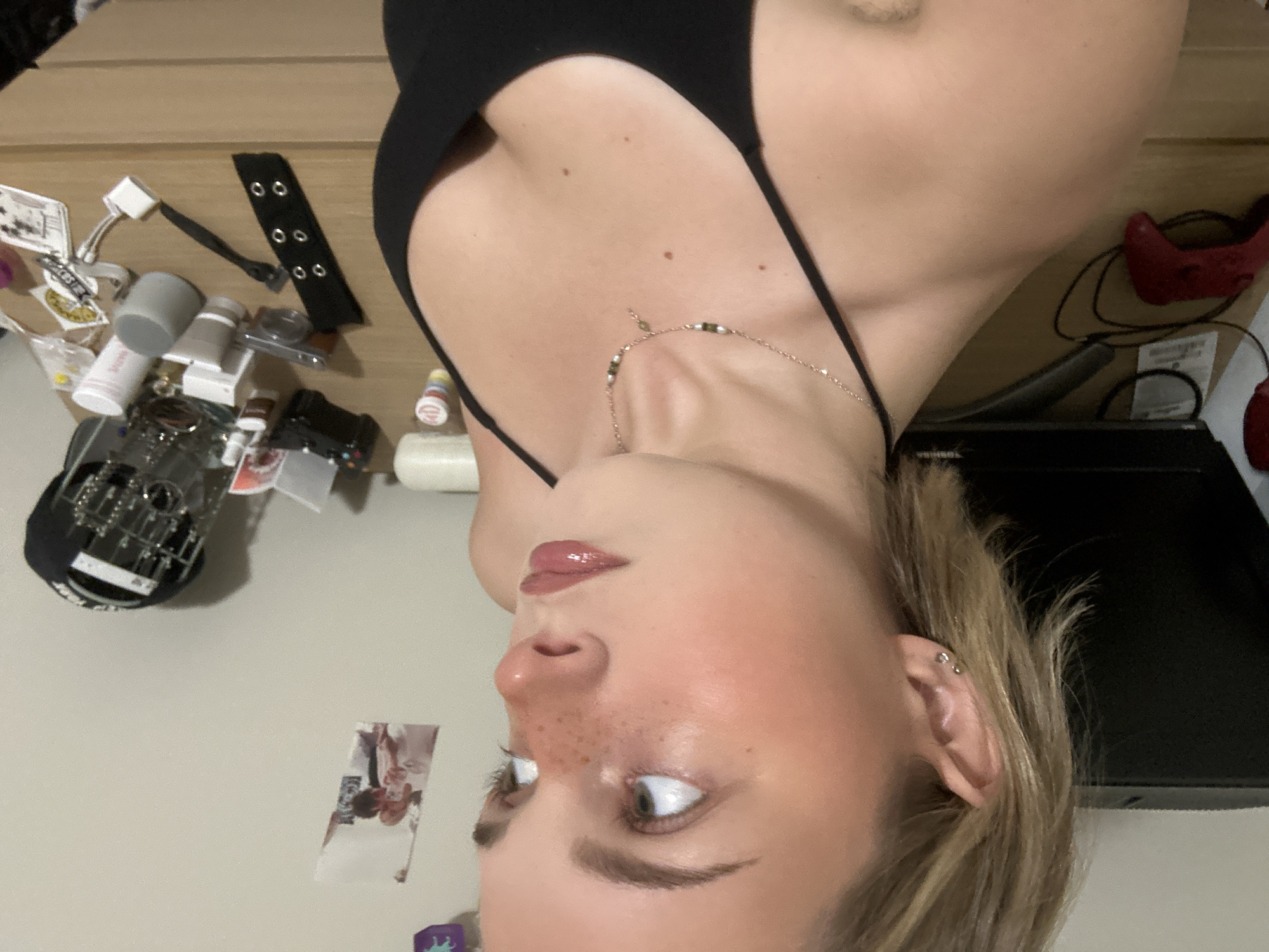 Person photographed in Vancouver residence mirror selfie session