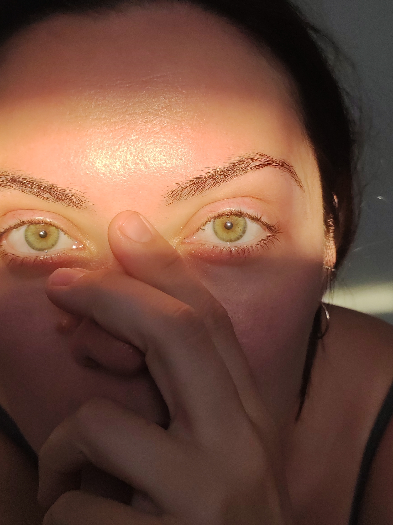 Experimental close-up portraits with dramatic light, Chaikovsky