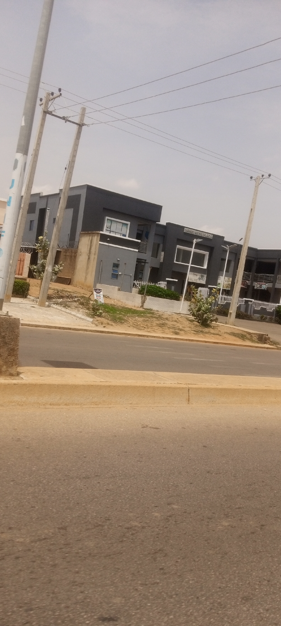 Modern Ahmed Musa Plaza building documented in Rido, Nigeria